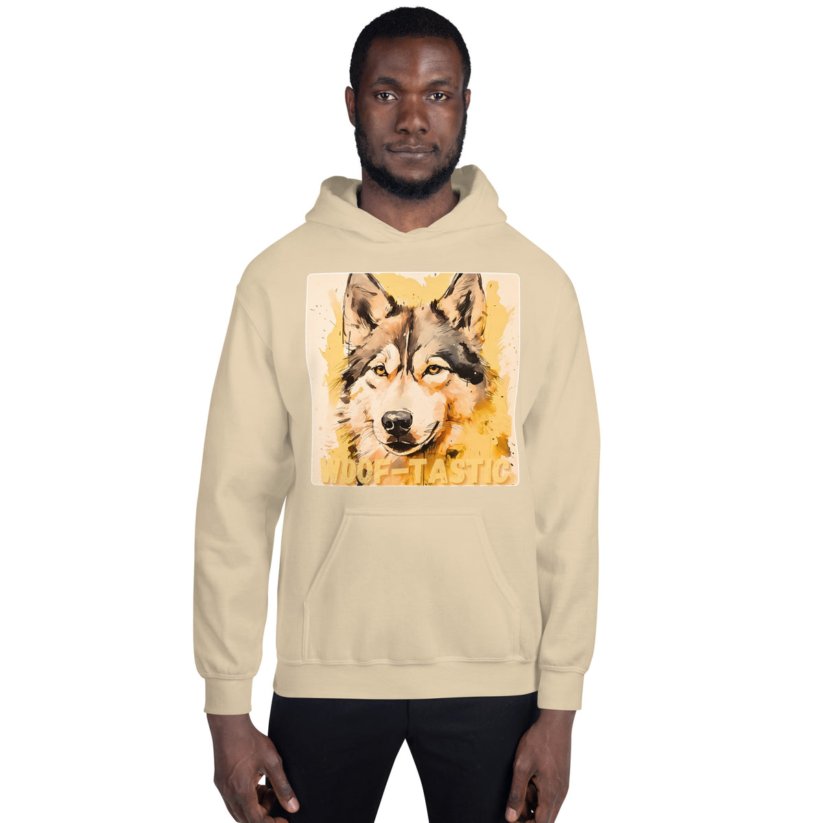 Unisex Hoodie, Woof-tastic Siberian Husky