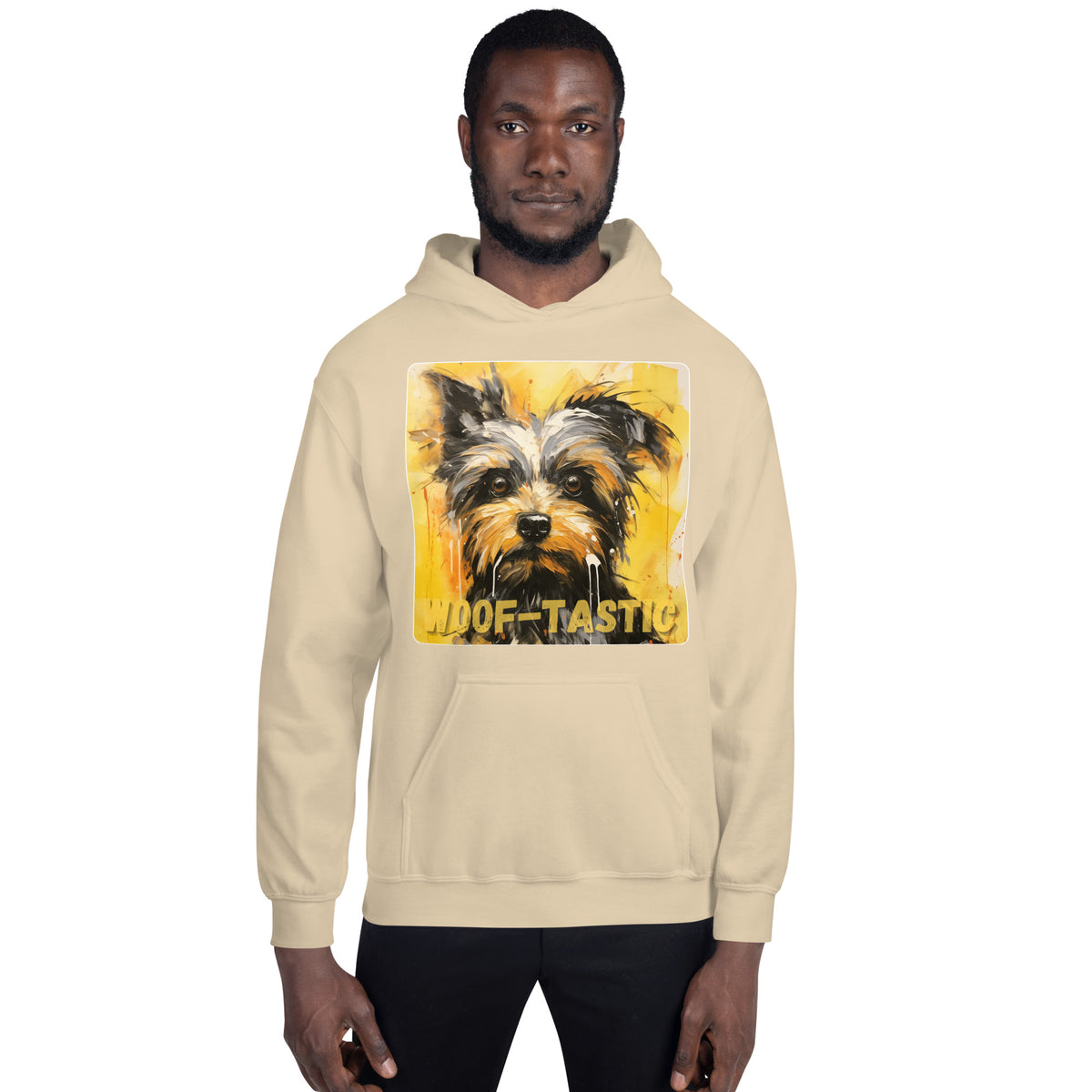 Unisex Hoodie, Woof-tastic Yorkshire Terrier