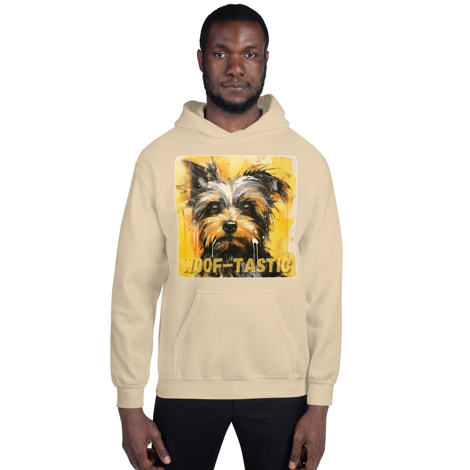 Unisex Hoodie, Woof-tastic Yorkshire Terrier