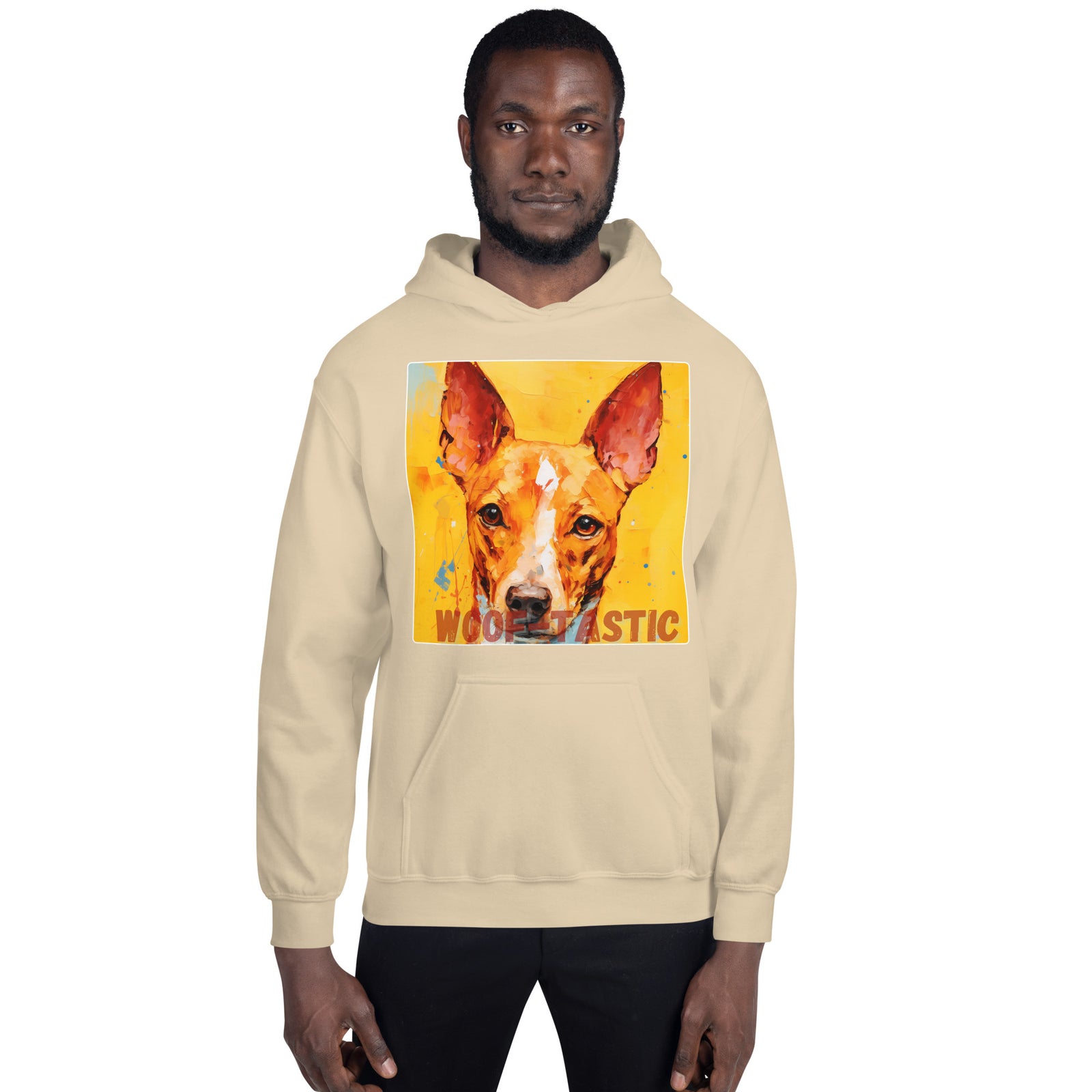 Unisex Hoodie, Woof-tastic Basenjie