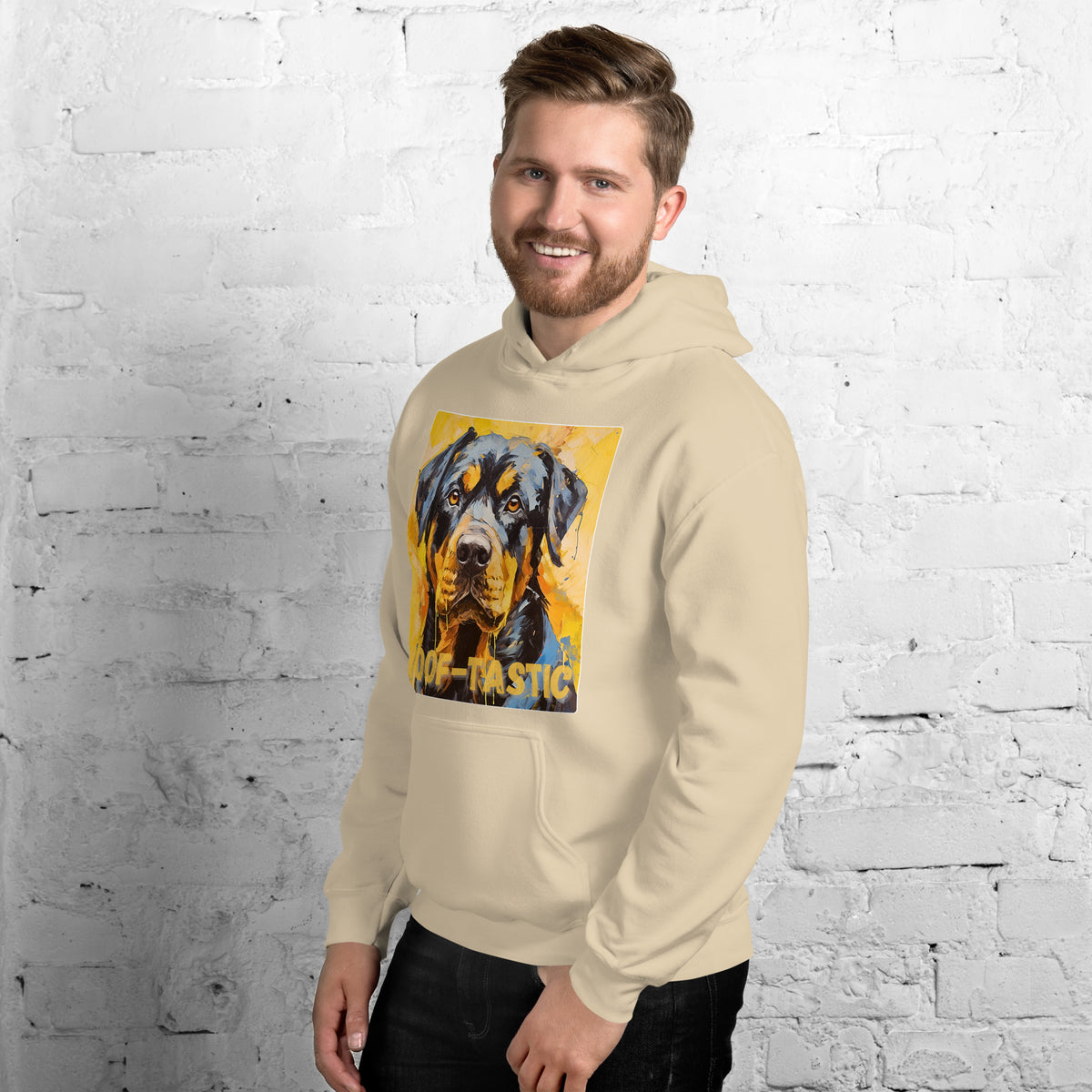 Unisex Hoodie, Woof-tastic Rottweiler