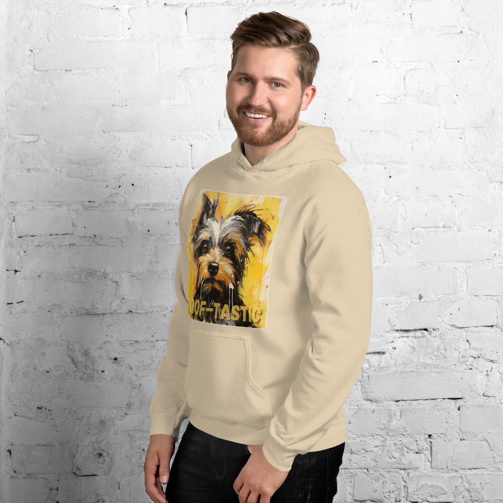 Unisex Hoodie, Woof-tastic Yorkshire Terrier