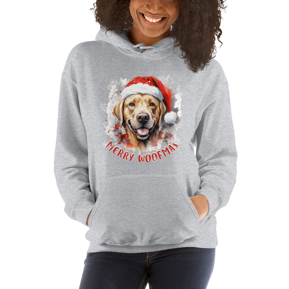 Unisex Hoodie Labrador Retriever - Merry Woofmas
