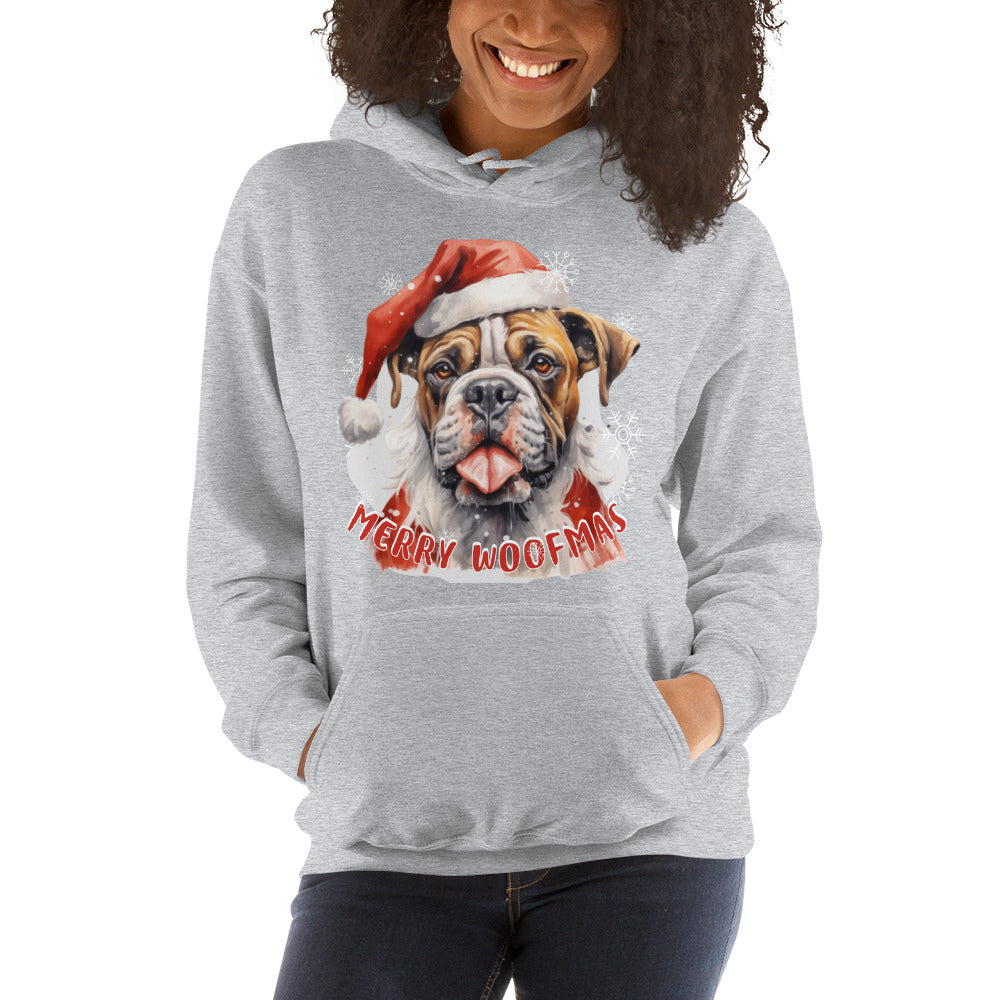 Unisex Hoodie Boxer - Merry Woofmas