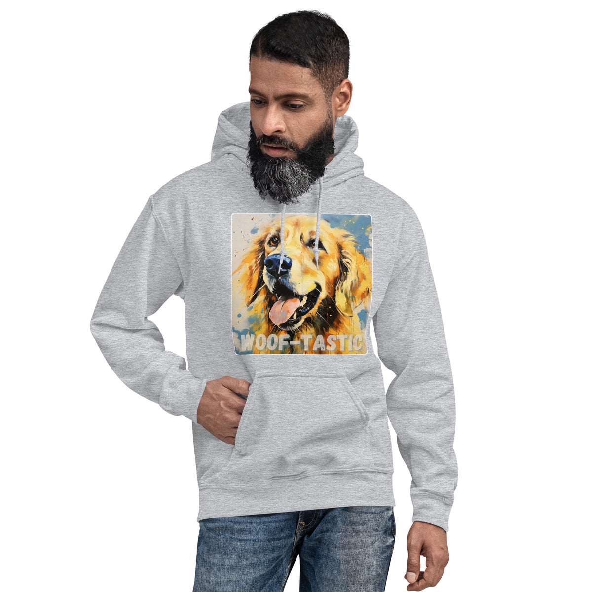 Unisex Hoodie Woof-tastic - Golden Retriever