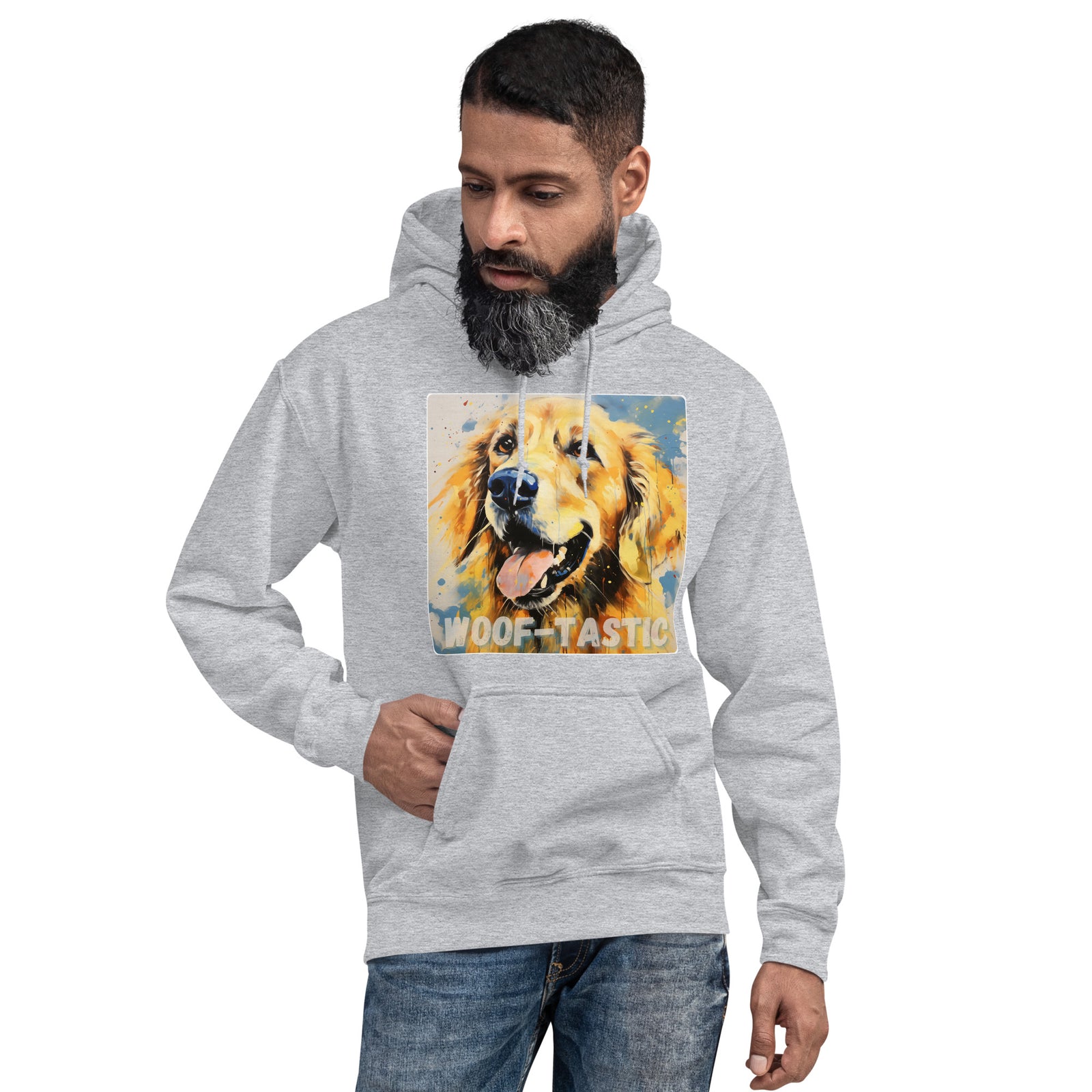 Unisex Hoodie Woof-tastic - Golden Retriever