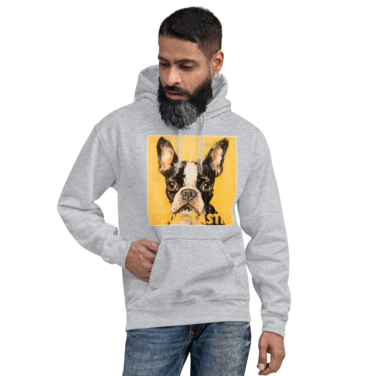 Unisex Hoodie Woof-tastic Boston Terrier