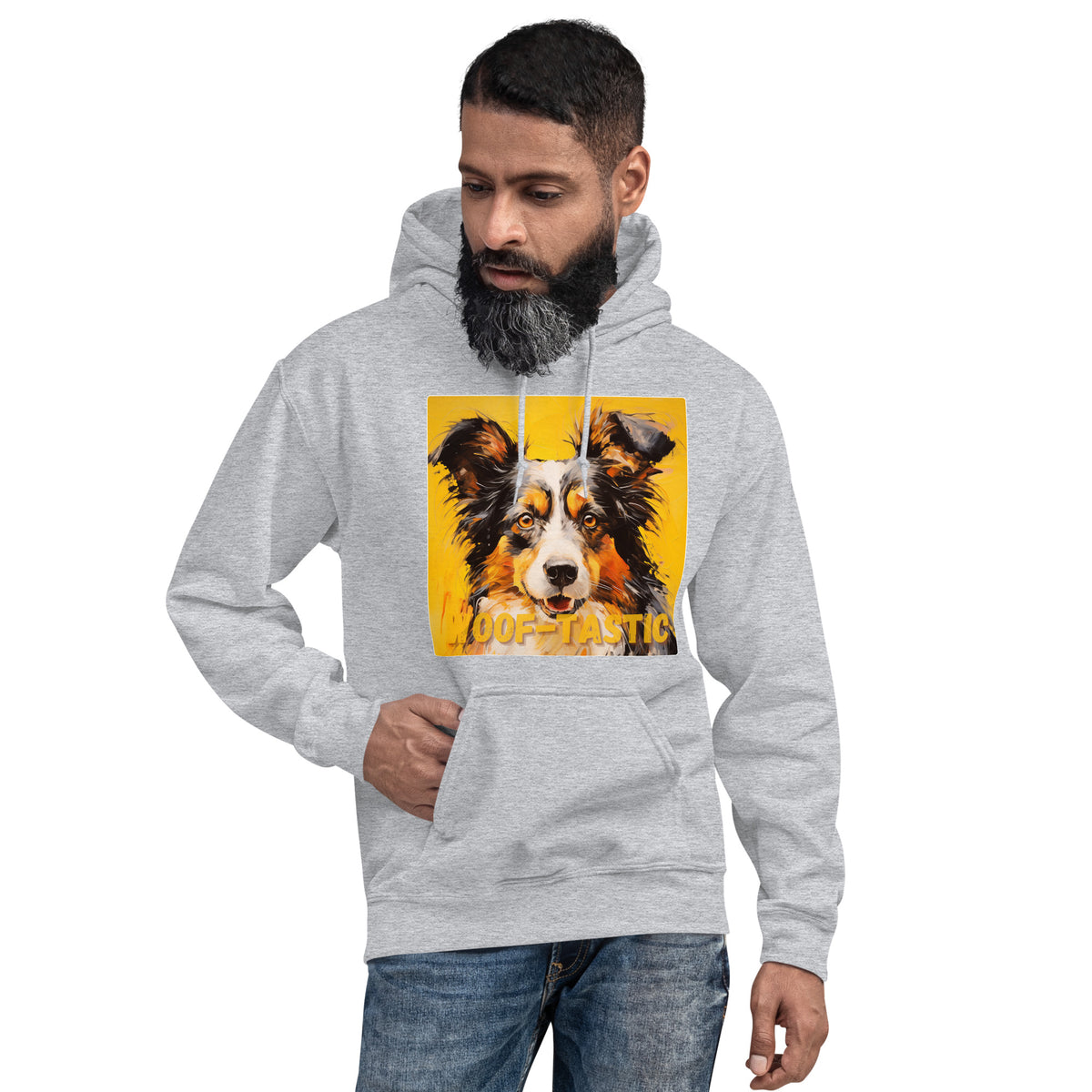 Unisex Hoodie, Woof-tastic Shetland Sheepdog