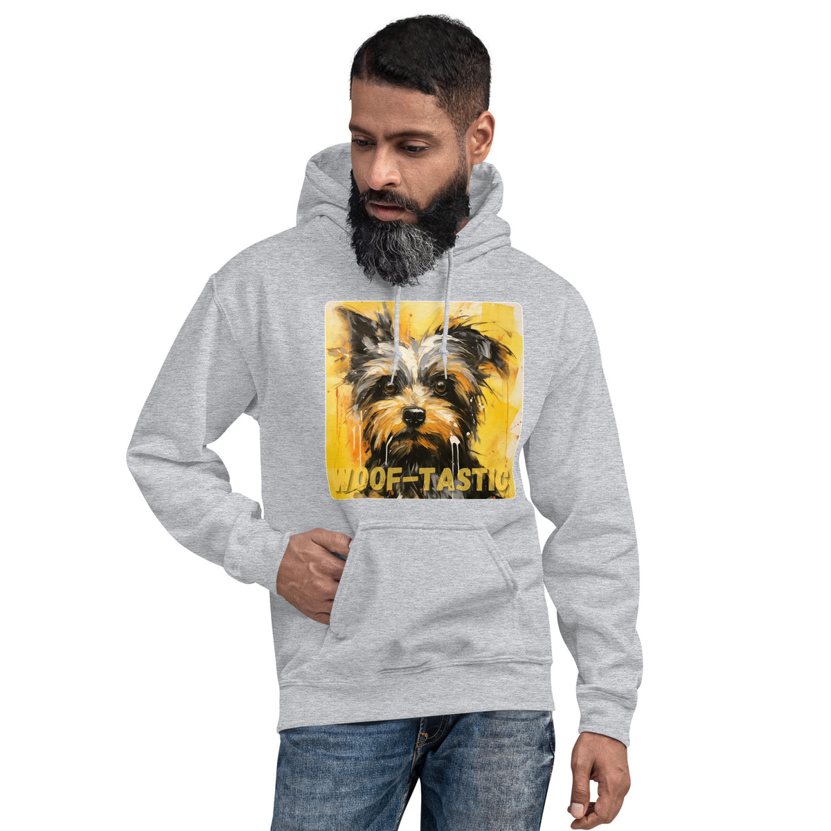 Unisex Hoodie, Woof-tastic Yorkshire Terrier