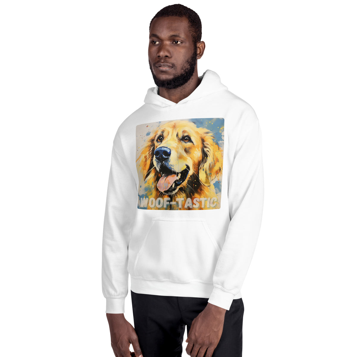 Unisex Hoodie Woof-tastic - Golden Retriever