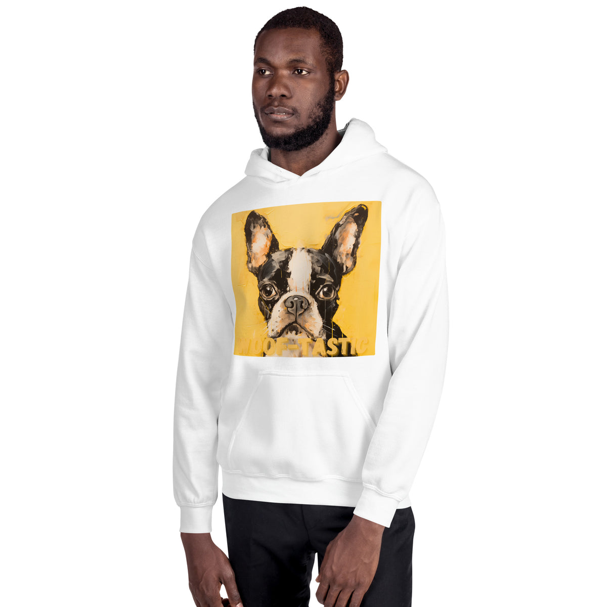 Unisex Hoodie Woof-tastic Boston Terrier
