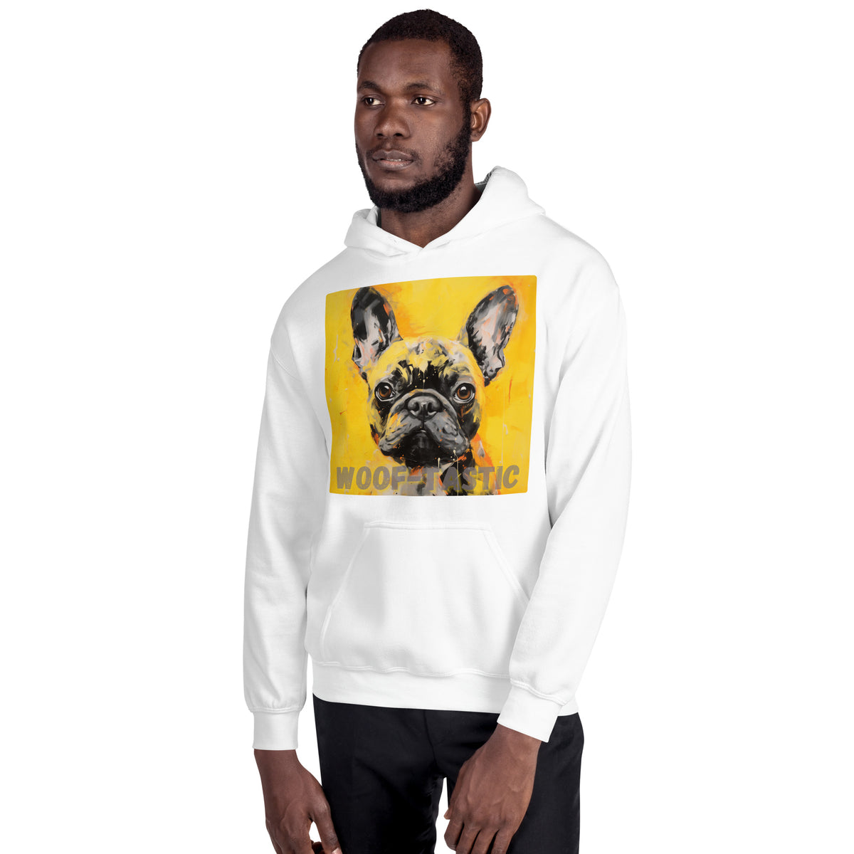 Unisex Hoodie, Woof-tastic French Bulldog
