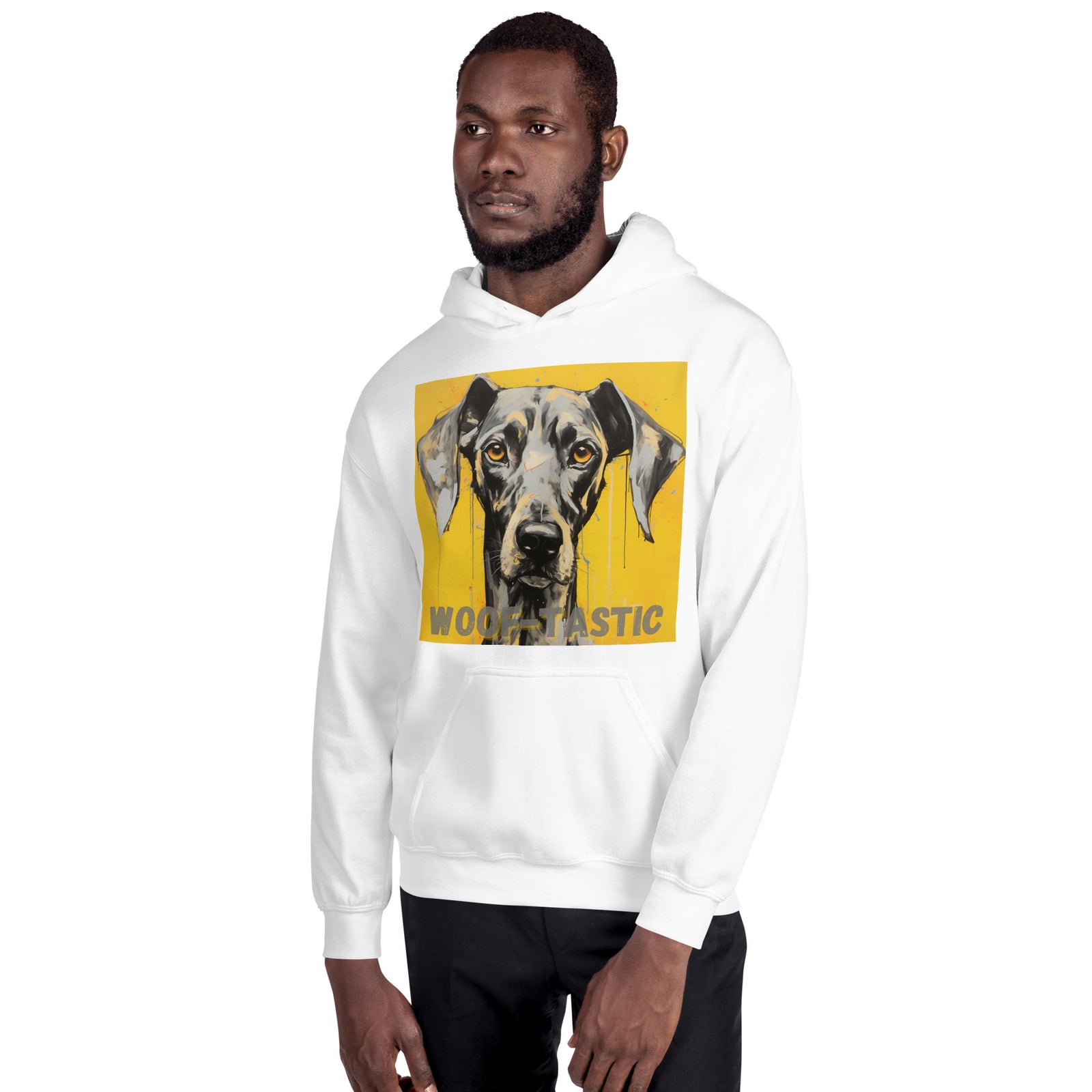 Unisex Hoodie, Woof-tastic Great Dane