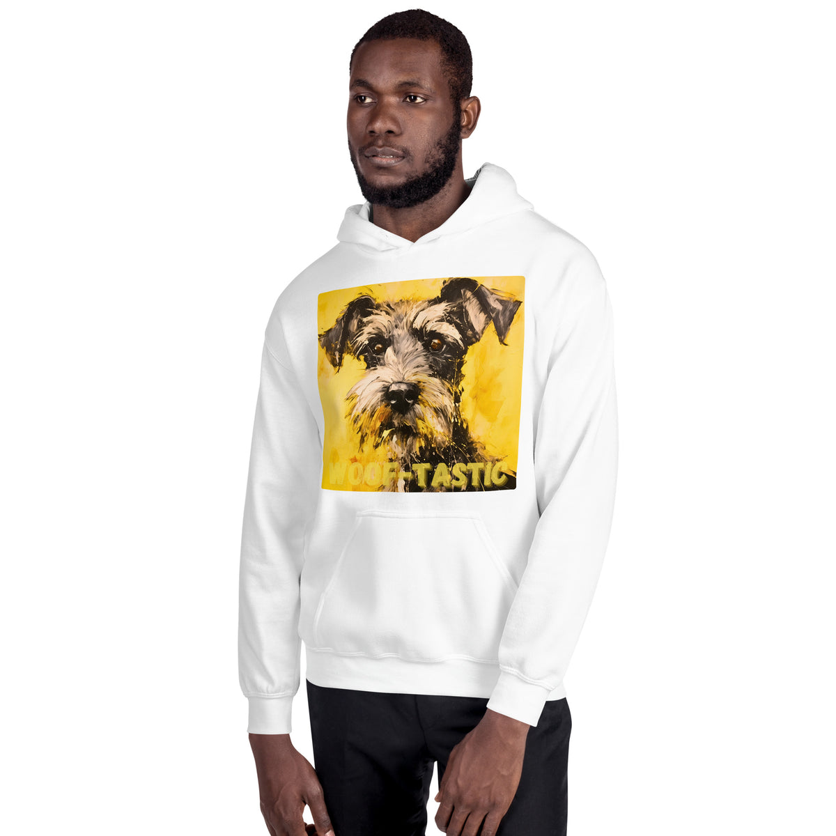 Unisex Hoodie, Woof-tastic Miniature Schnauzer