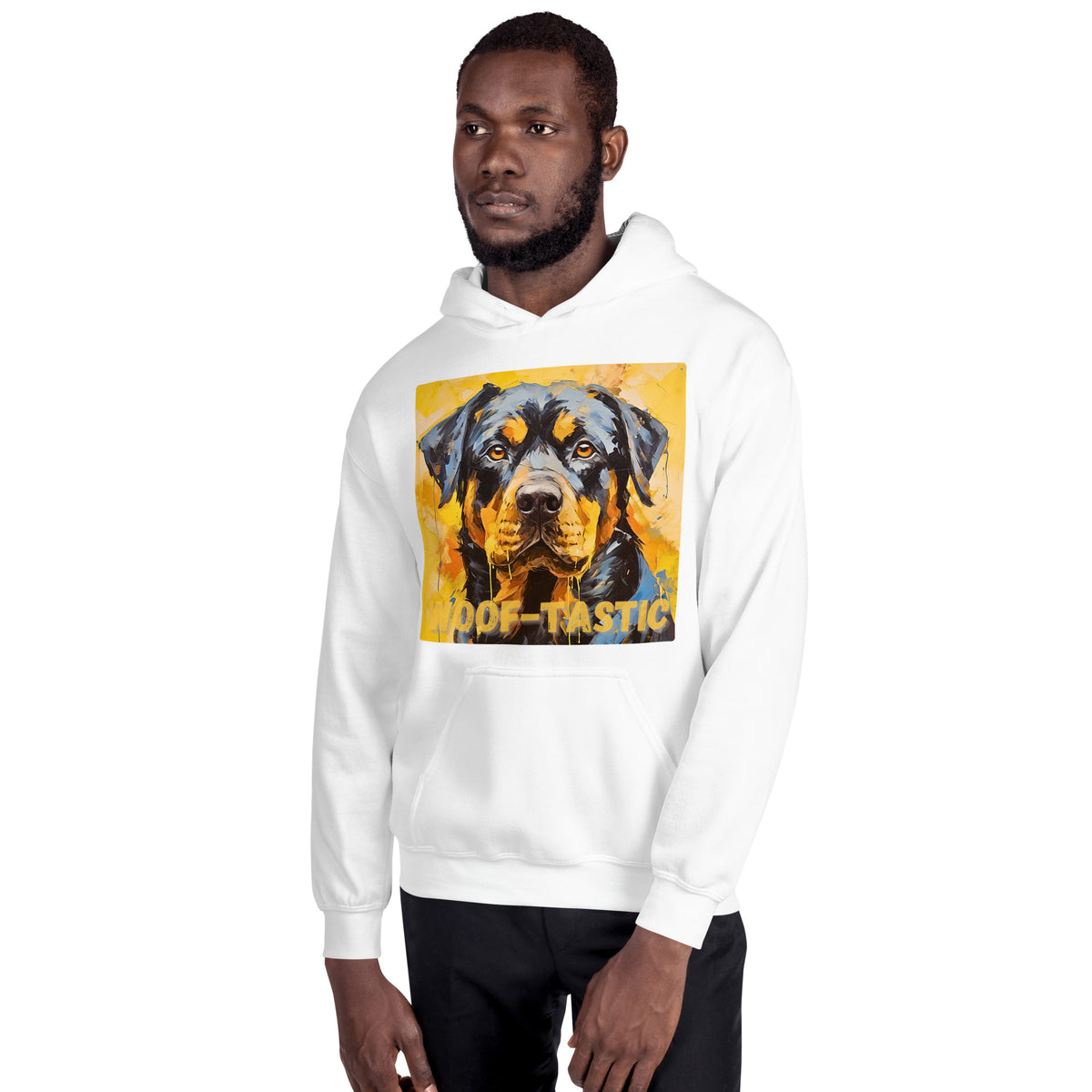 Unisex Hoodie, Woof-tastic Rottweiler