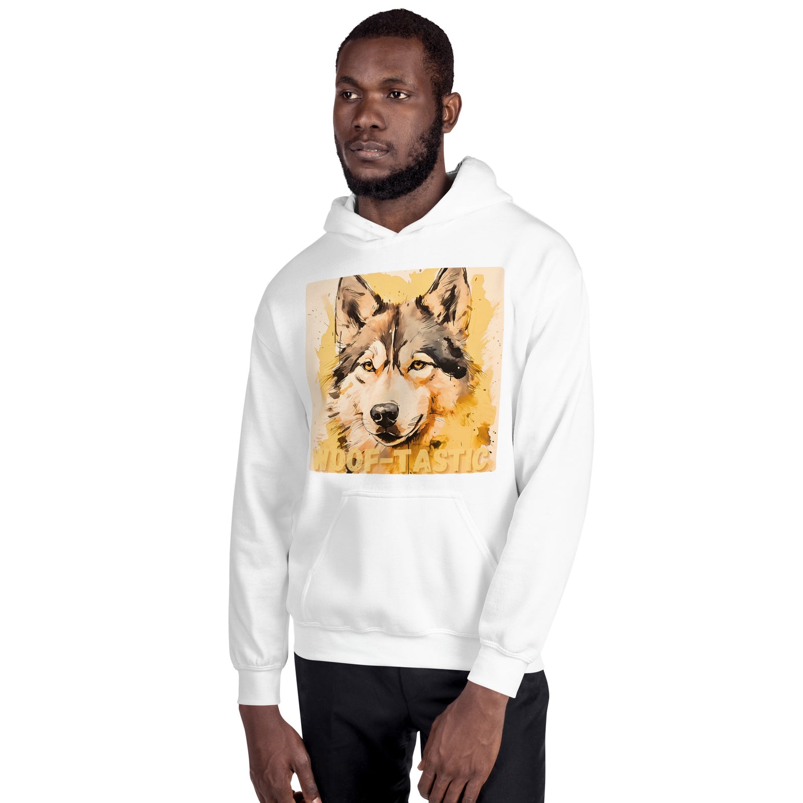 Unisex Hoodie, Woof-tastic Siberian Husky