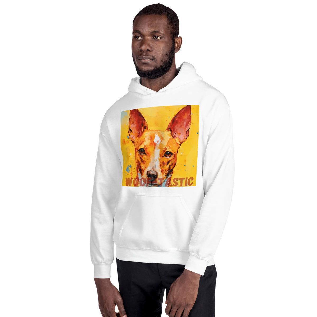 Unisex Hoodie, Woof-tastic Basenjie