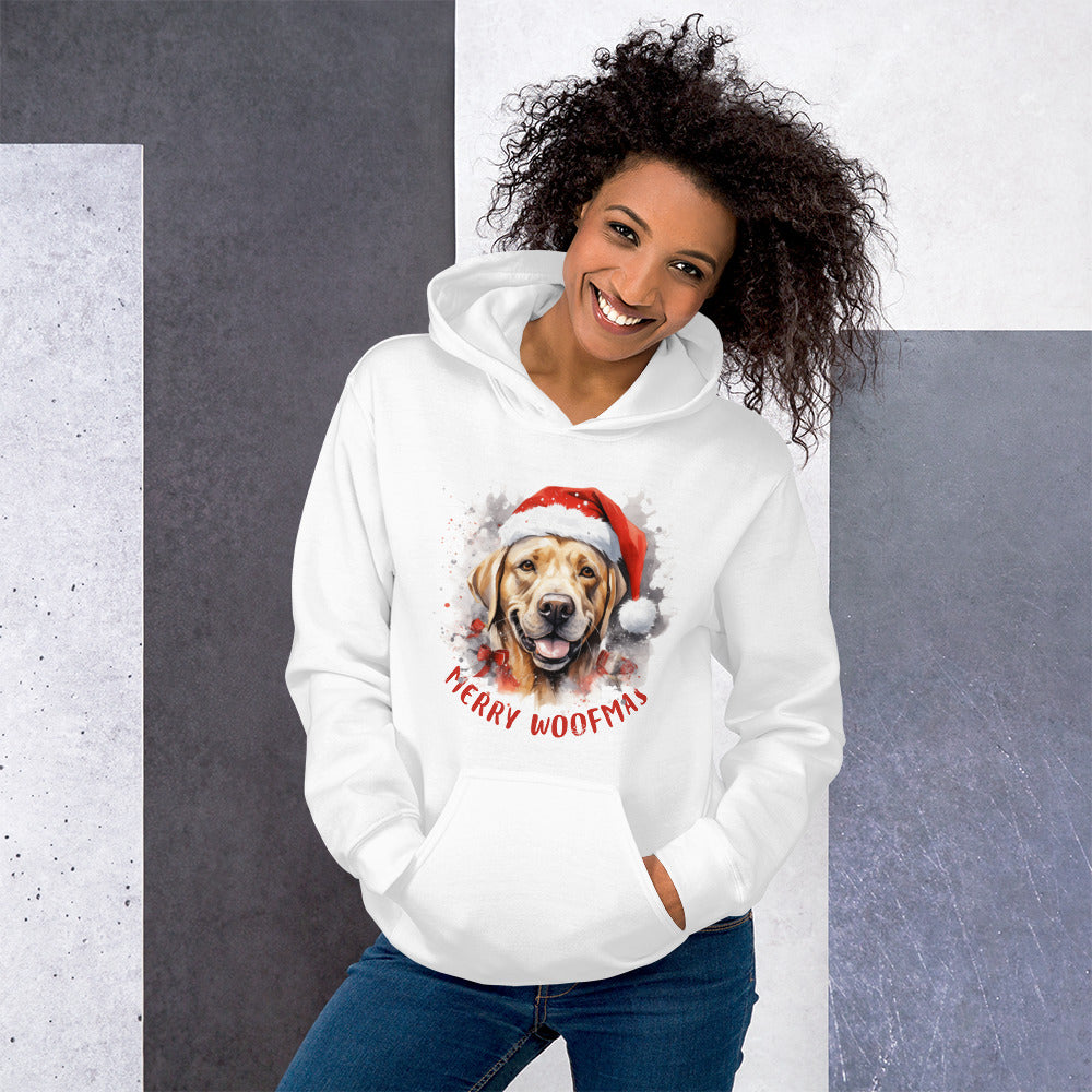 Unisex Hoodie Labrador Retriever - Merry Woofmas