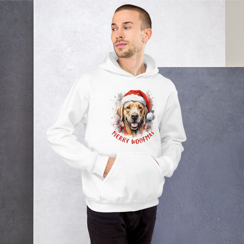 Unisex Hoodie Labrador Retriever - Merry Woofmas