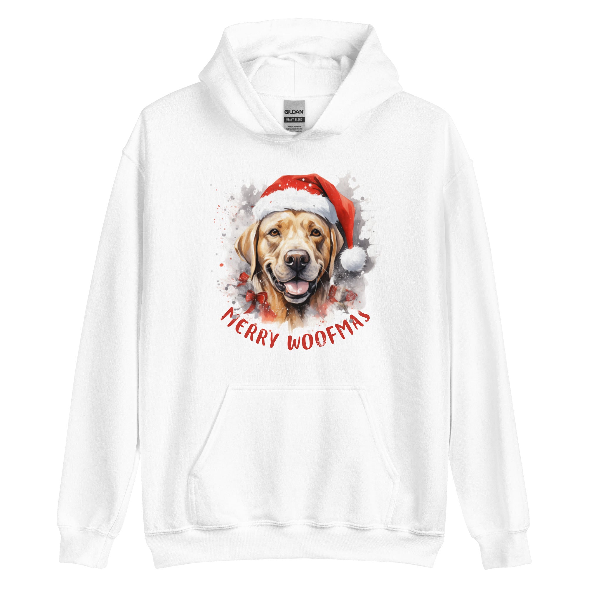 Unisex Hoodie Labrador Retriever - Merry Woofmas