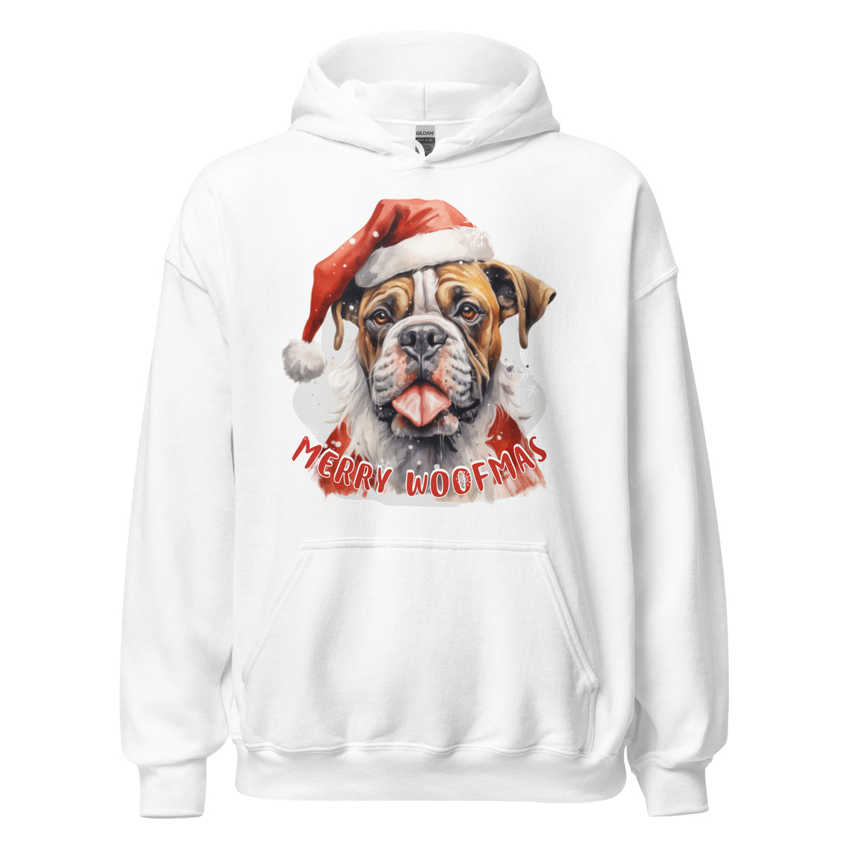 Unisex Hoodie Boxer - Merry Woofmas