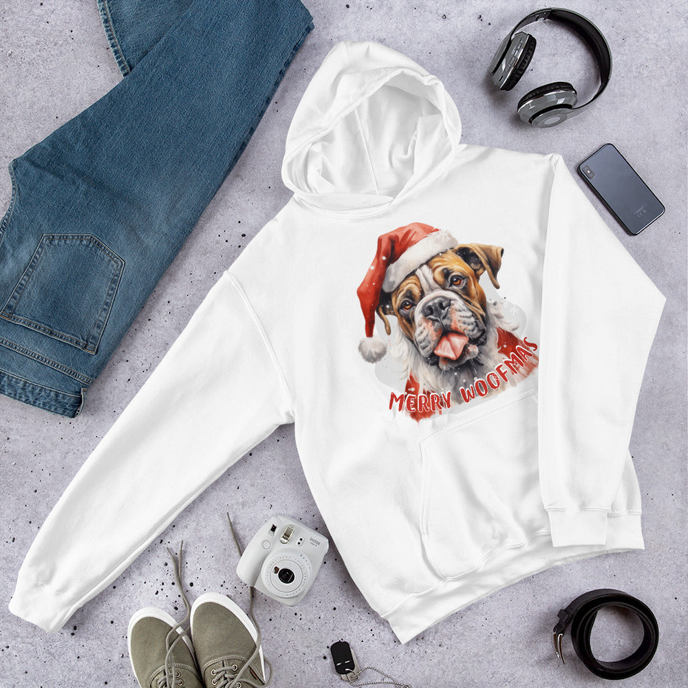 Unisex Hoodie Boxer - Merry Woofmas