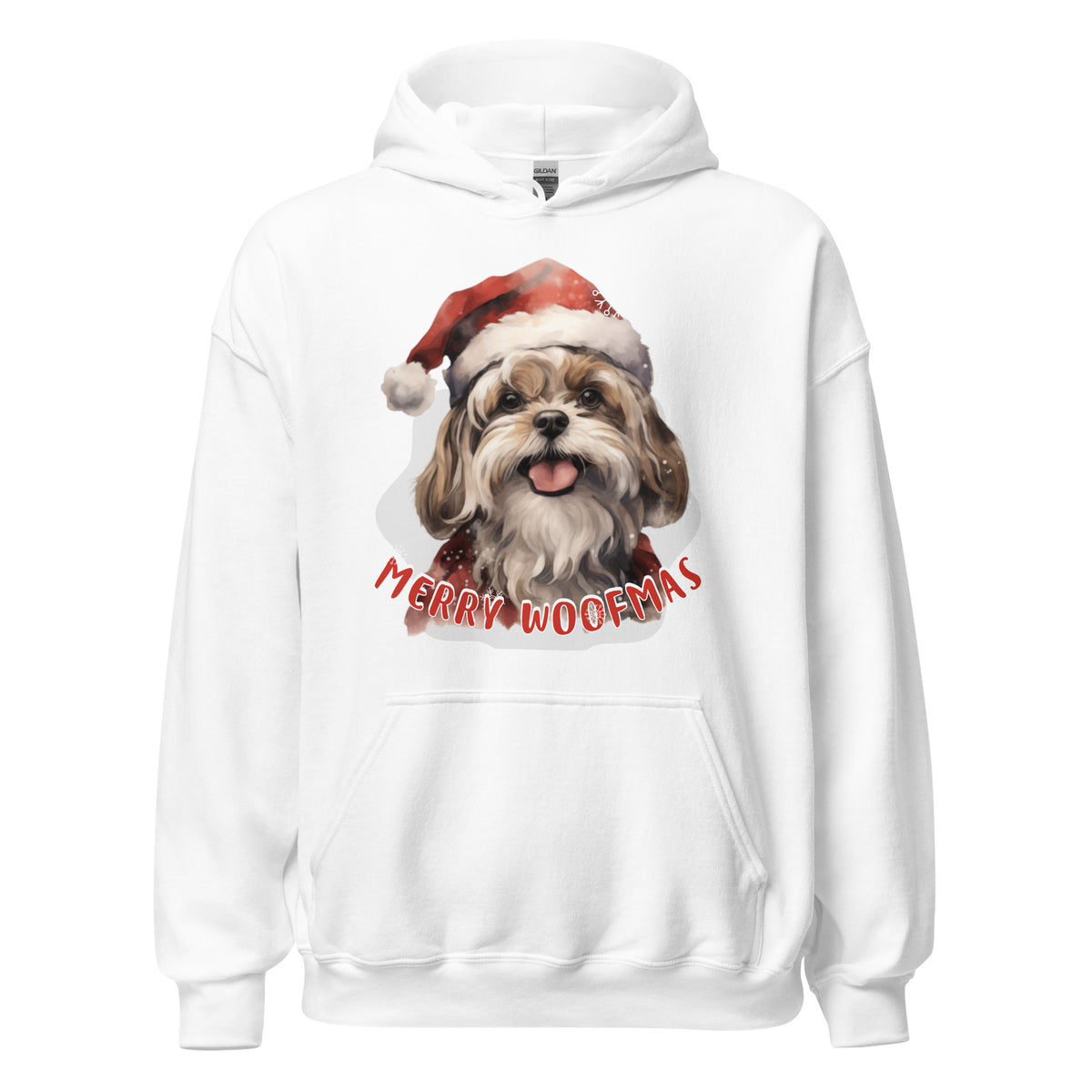 Unisex Hoodie Shitzu - Merry Woofmas