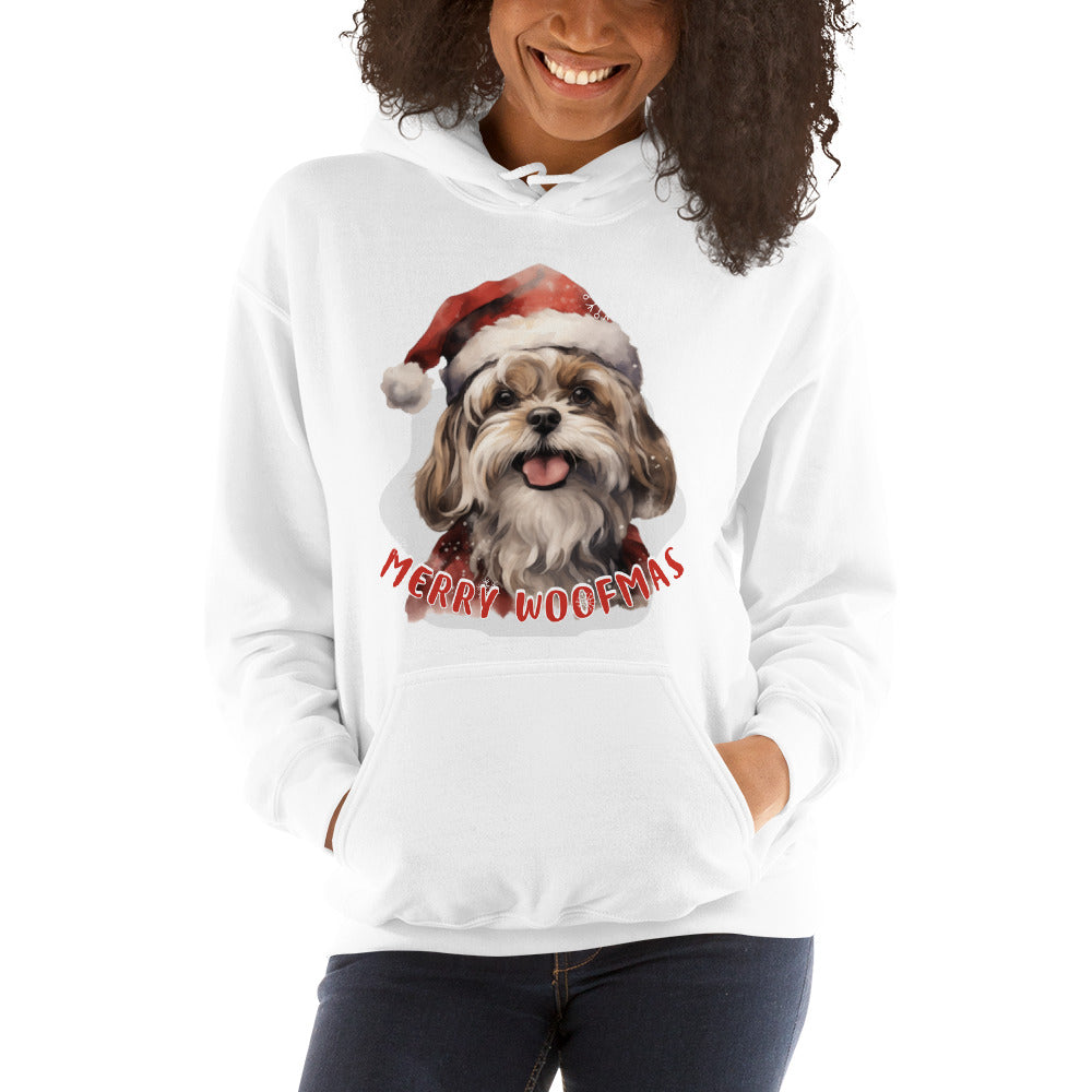 Unisex Hoodie Shitzu - Merry Woofmas