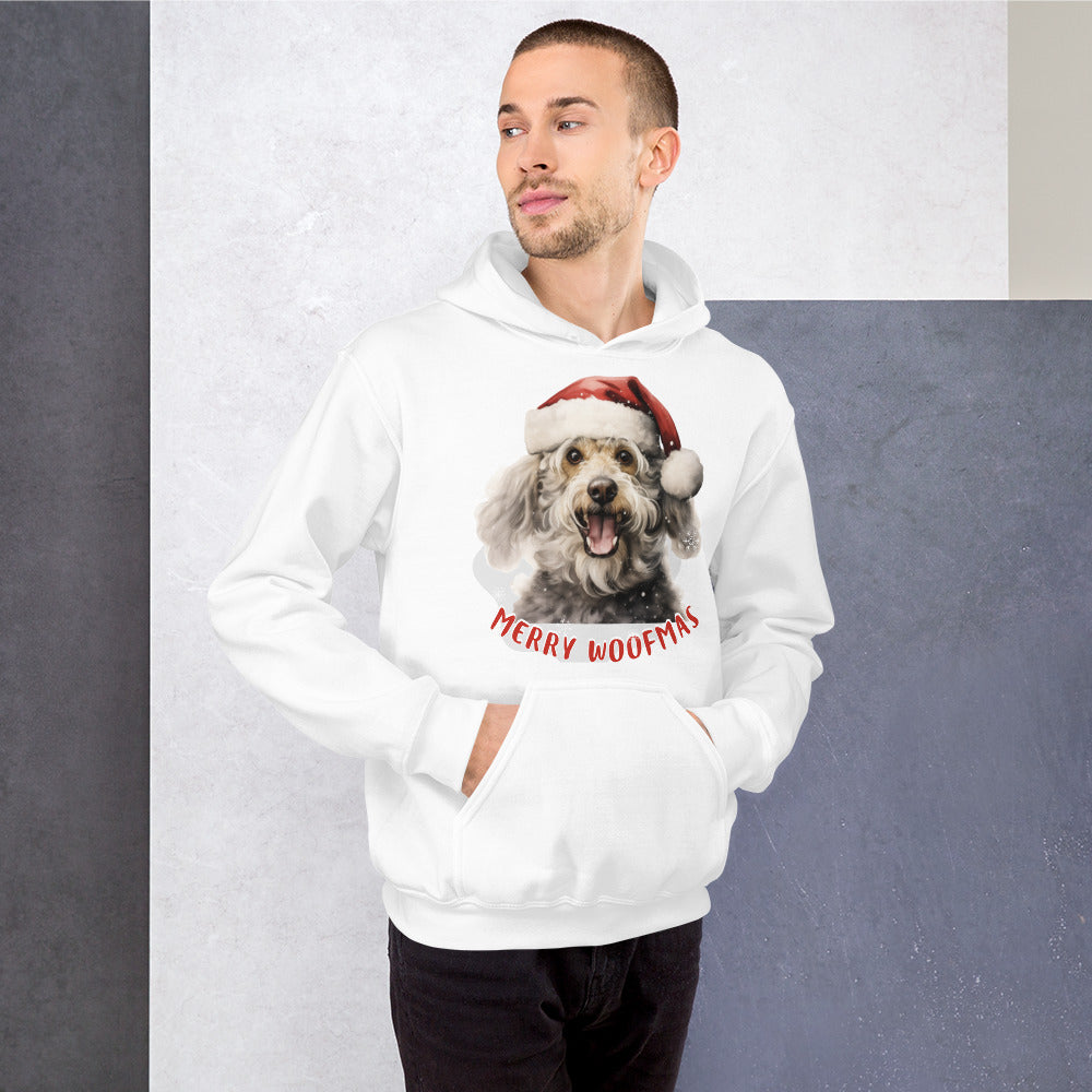 Unisex Hoodie Poodle - Merry Woofmas