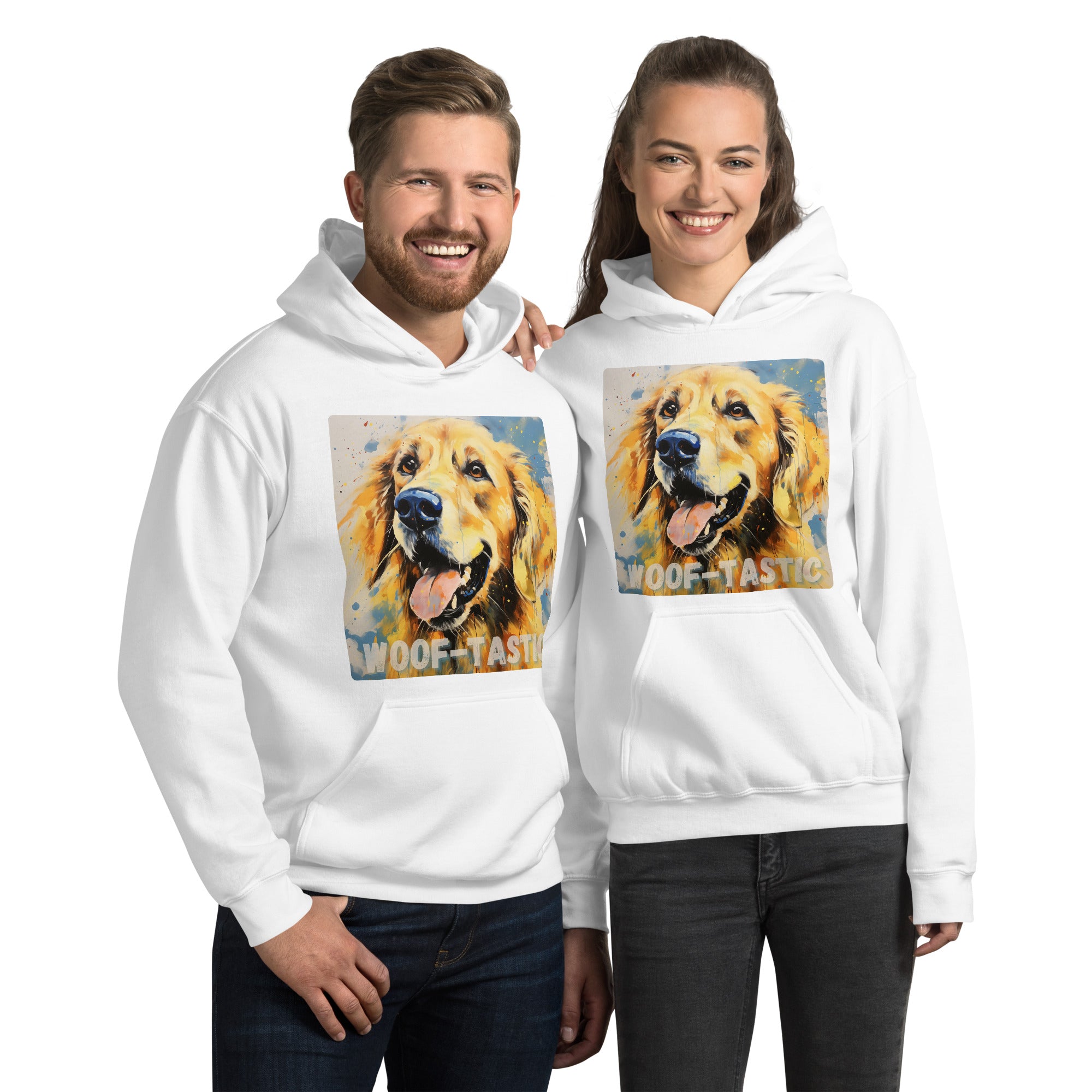 Unisex Hoodie Woof-tastic - Golden Retriever