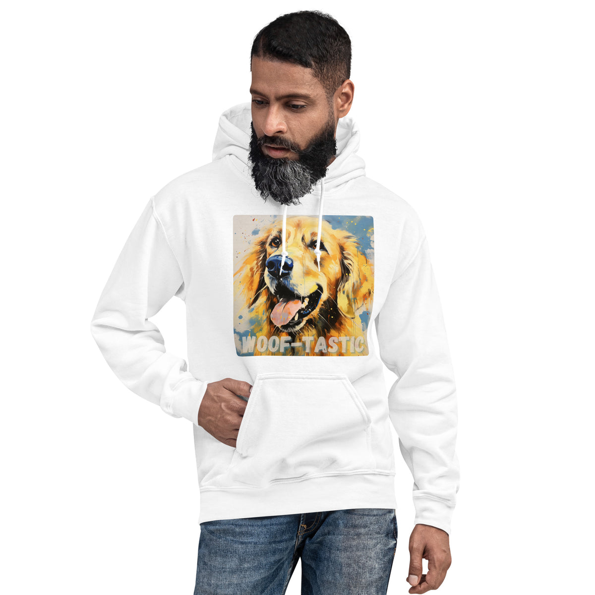 Unisex Hoodie Woof-tastic - Golden Retriever