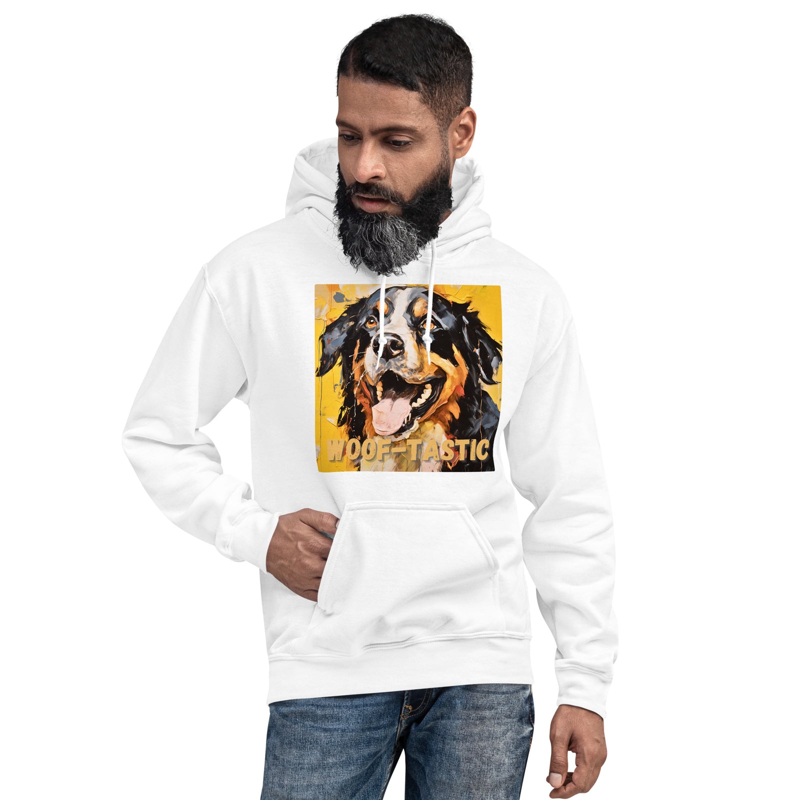 Unisex Hoodie Woof-tastic Bernese Mountain Dog
