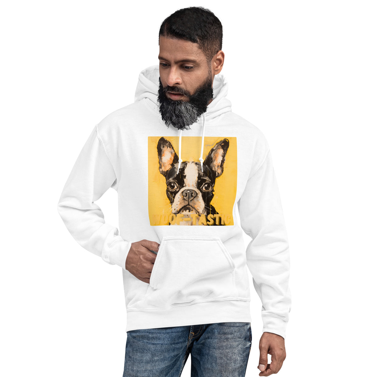Unisex Hoodie Woof-tastic Boston Terrier
