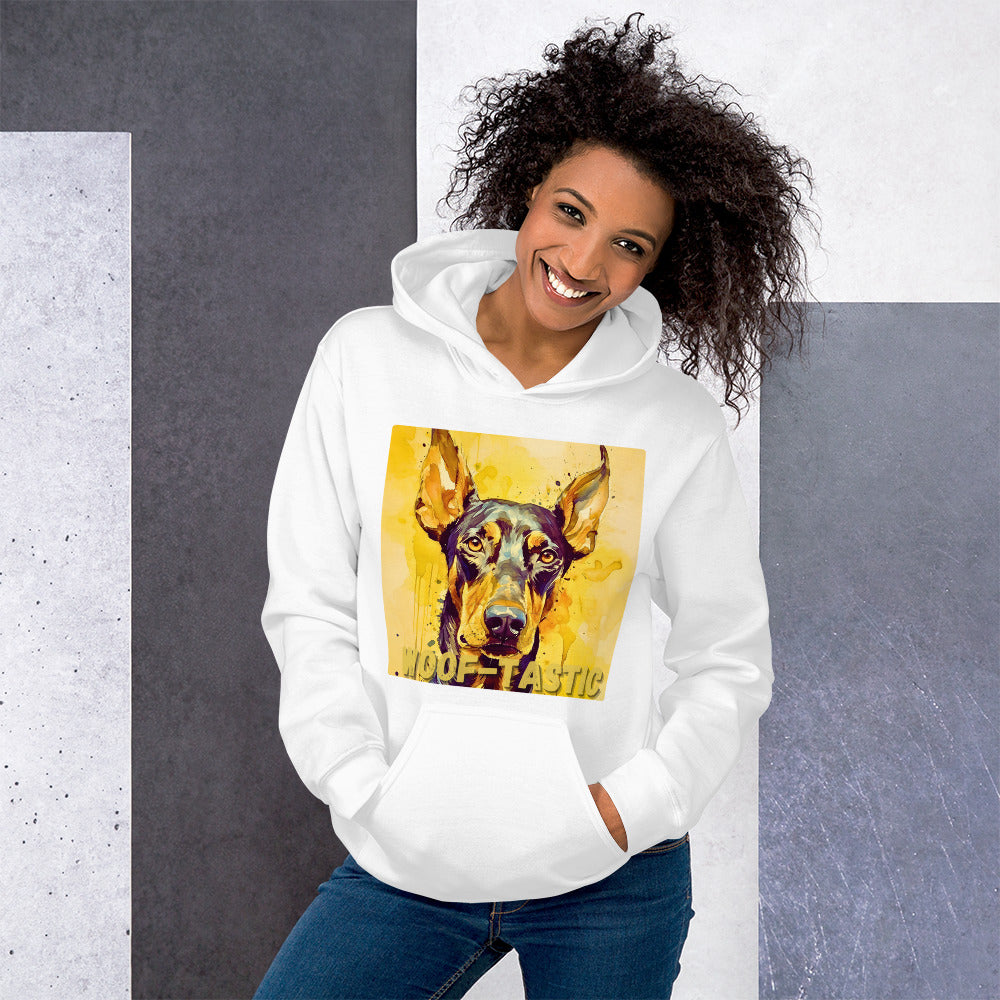 Unisex Hoodie Woof-tastic Doberman Pinscher