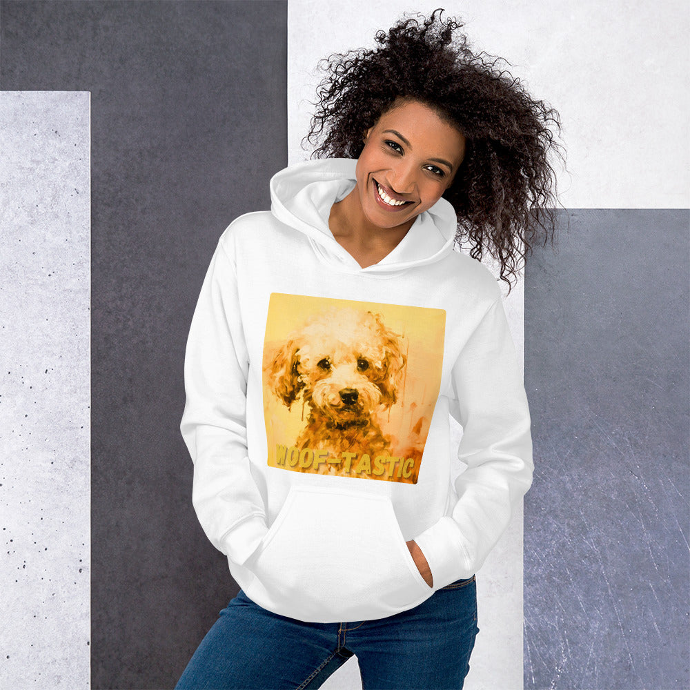 Unisex Hoodie, Woof-tastic Poodle