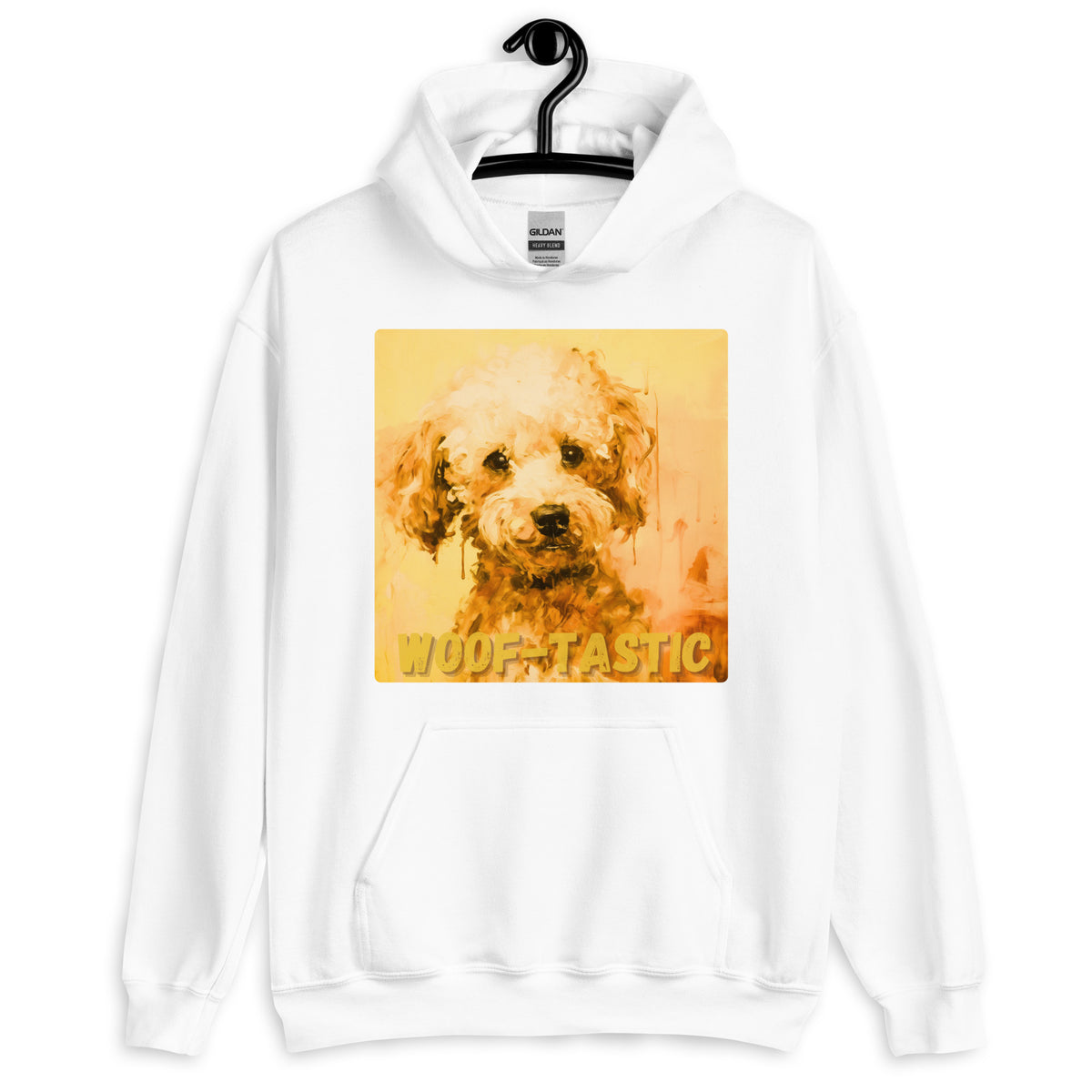 Unisex Hoodie, Woof-tastic Poodle