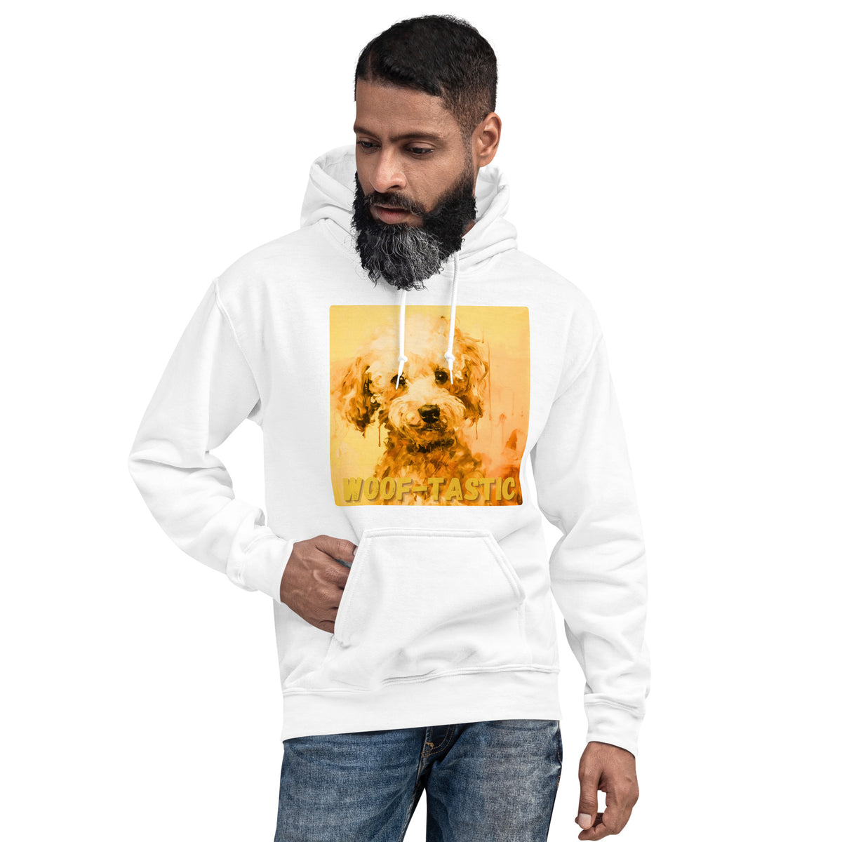 Unisex Hoodie, Woof-tastic Poodle
