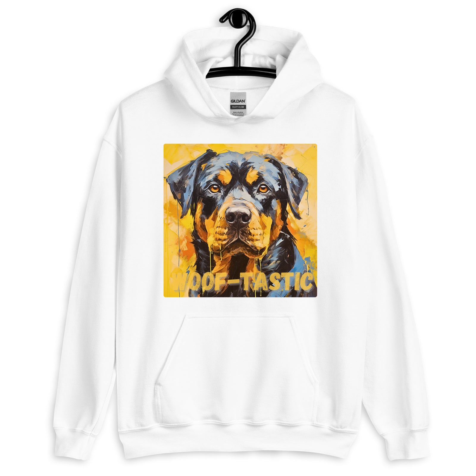 Unisex Hoodie, Woof-tastic Rottweiler