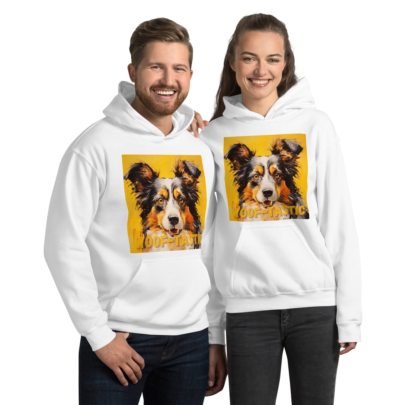 Unisex Hoodie, Woof-tastic Shetland Sheepdog