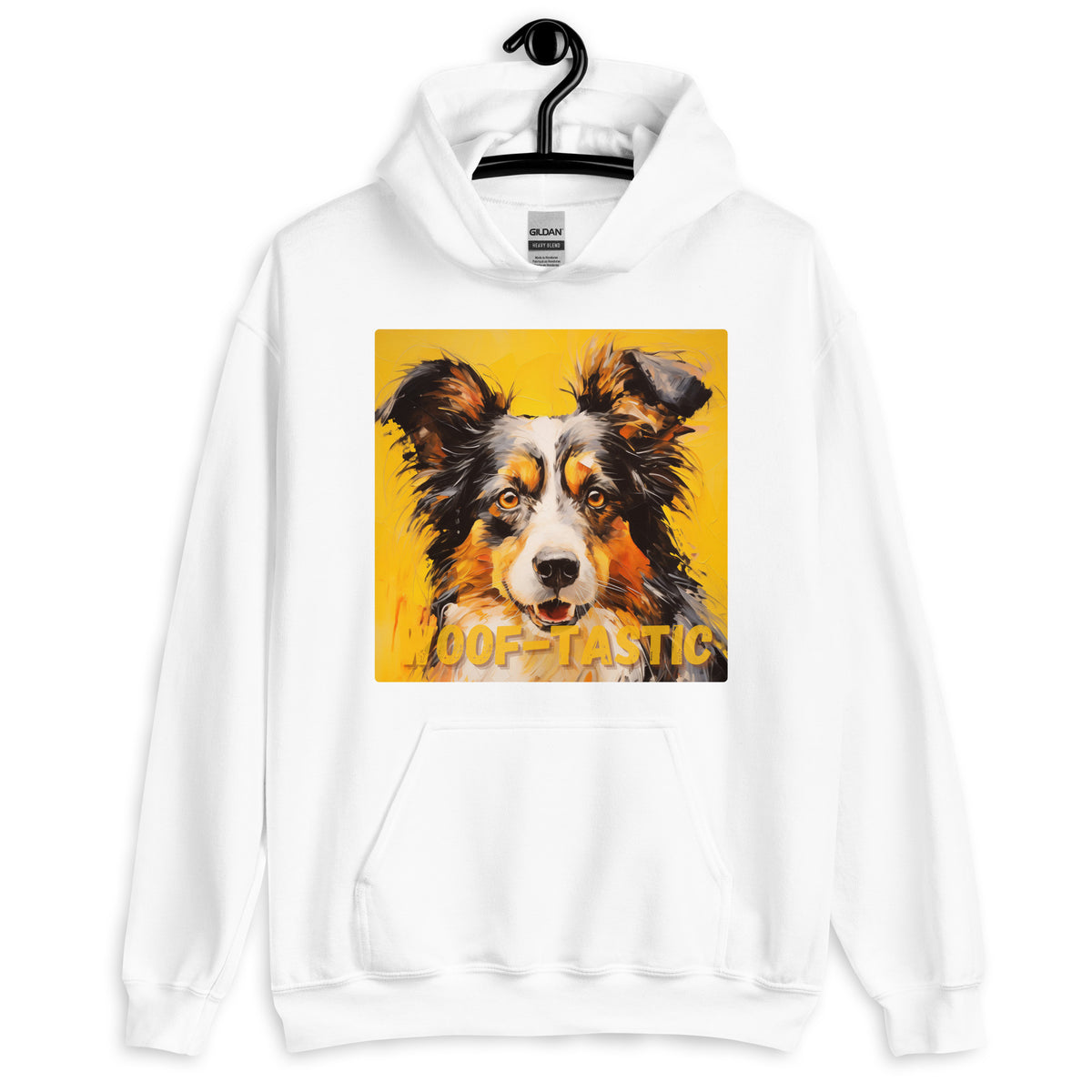 Unisex Hoodie, Woof-tastic Shetland Sheepdog