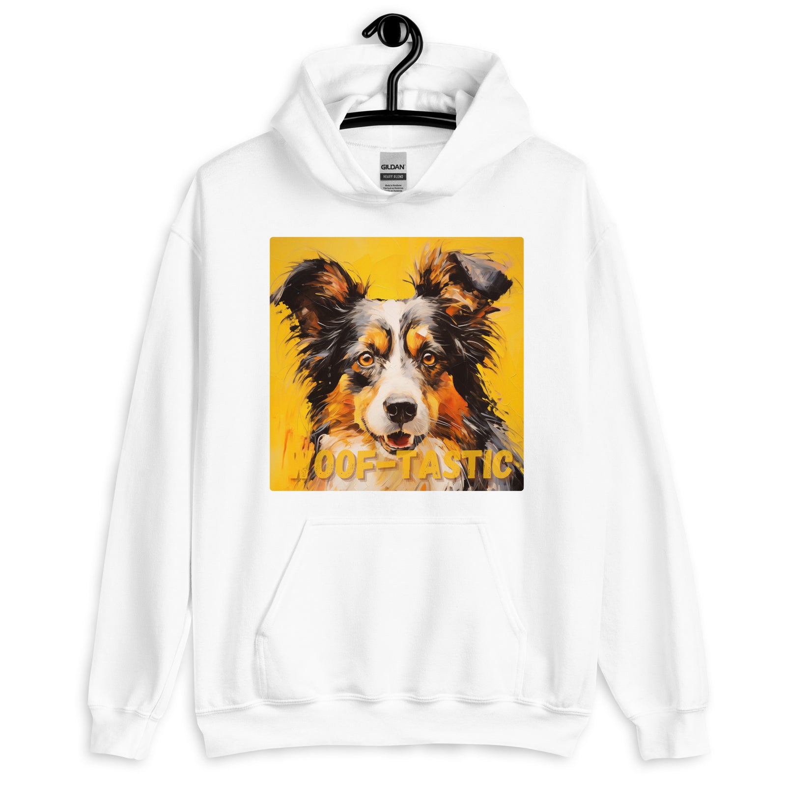 Unisex Hoodie, Woof-tastic Shetland Sheepdog