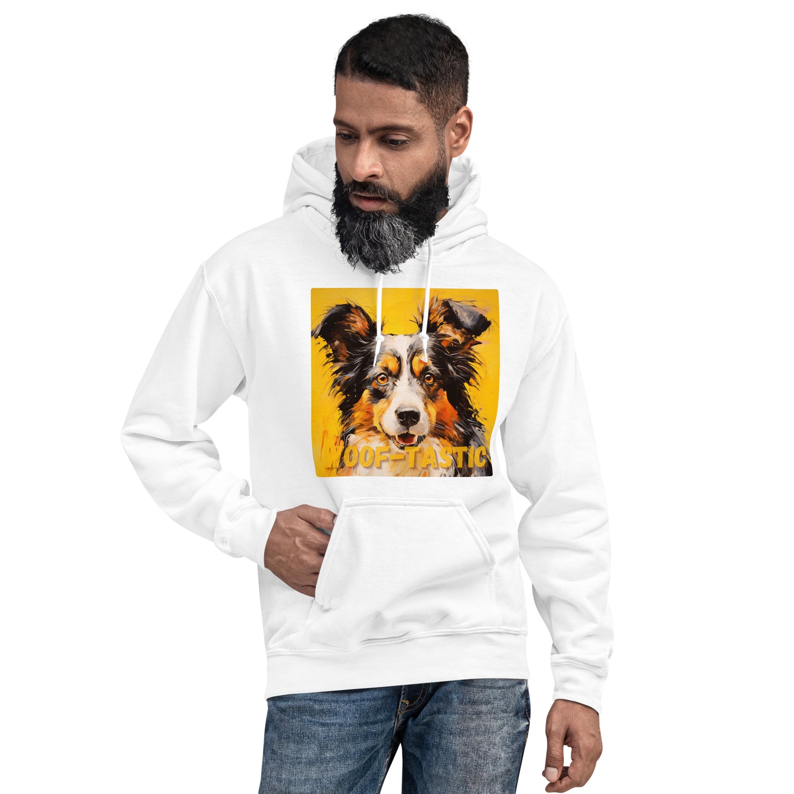 Unisex Hoodie, Woof-tastic Shetland Sheepdog