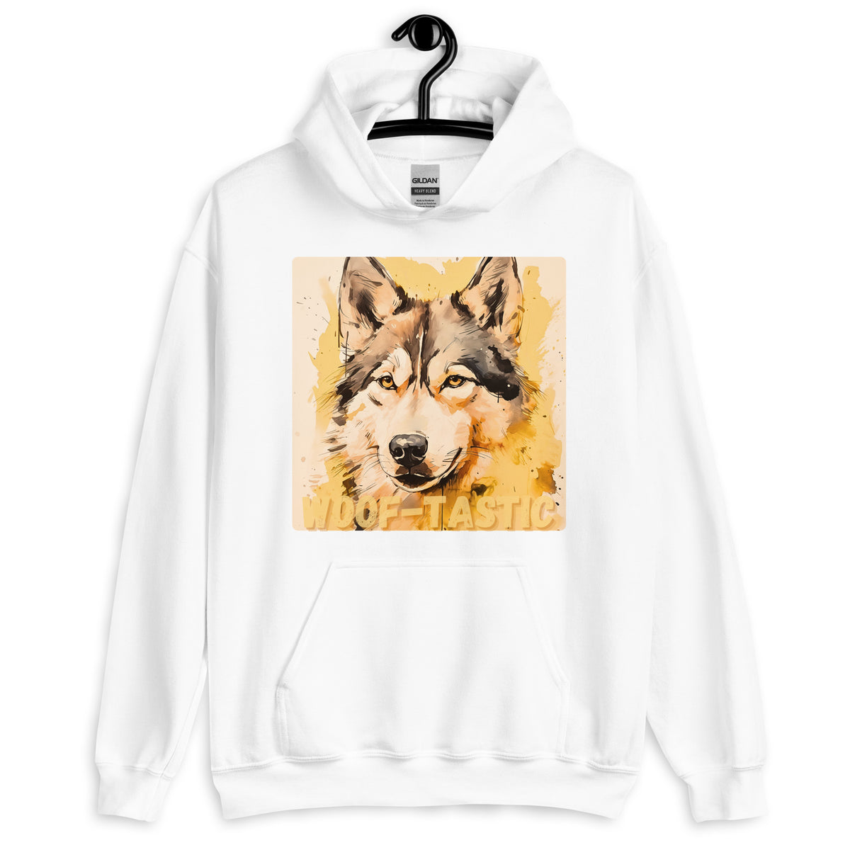 Unisex Hoodie, Woof-tastic Siberian Husky