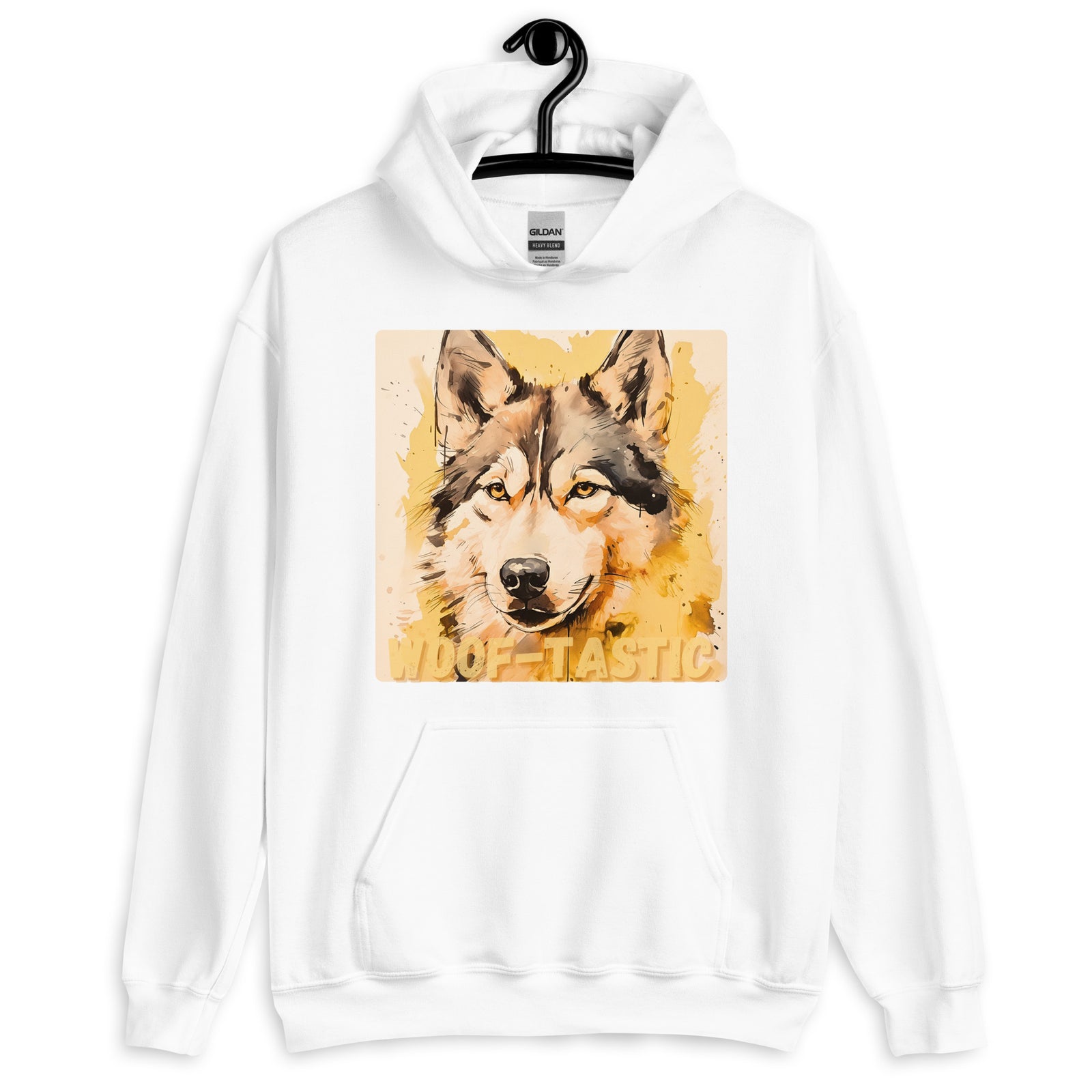 Unisex Hoodie, Woof-tastic Siberian Husky