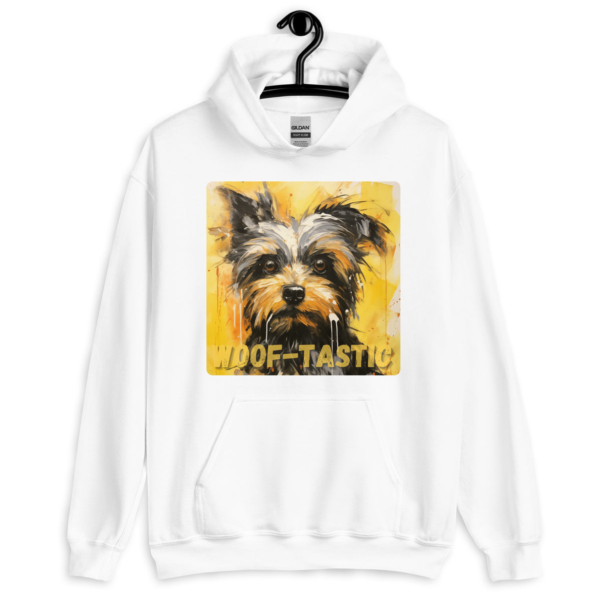 Unisex Hoodie, Woof-tastic Yorkshire Terrier