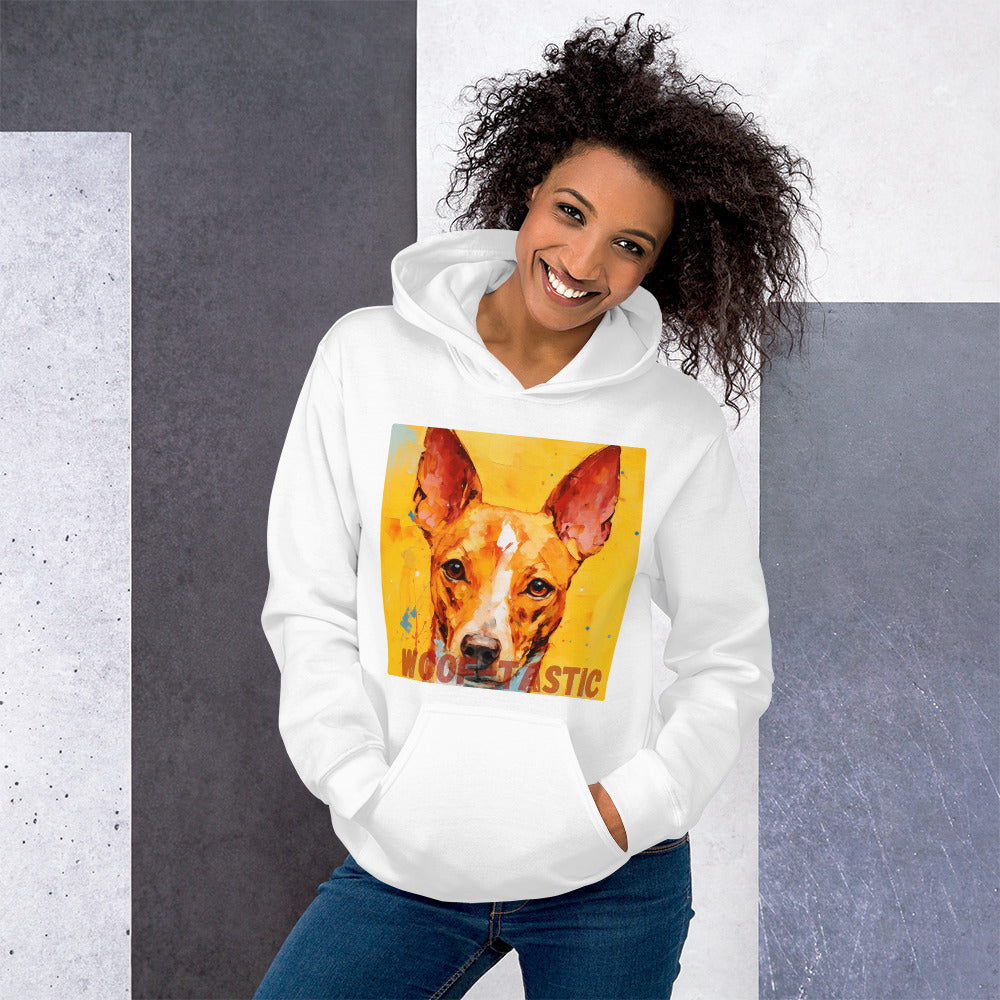 Unisex Hoodie, Woof-tastic Basenjie