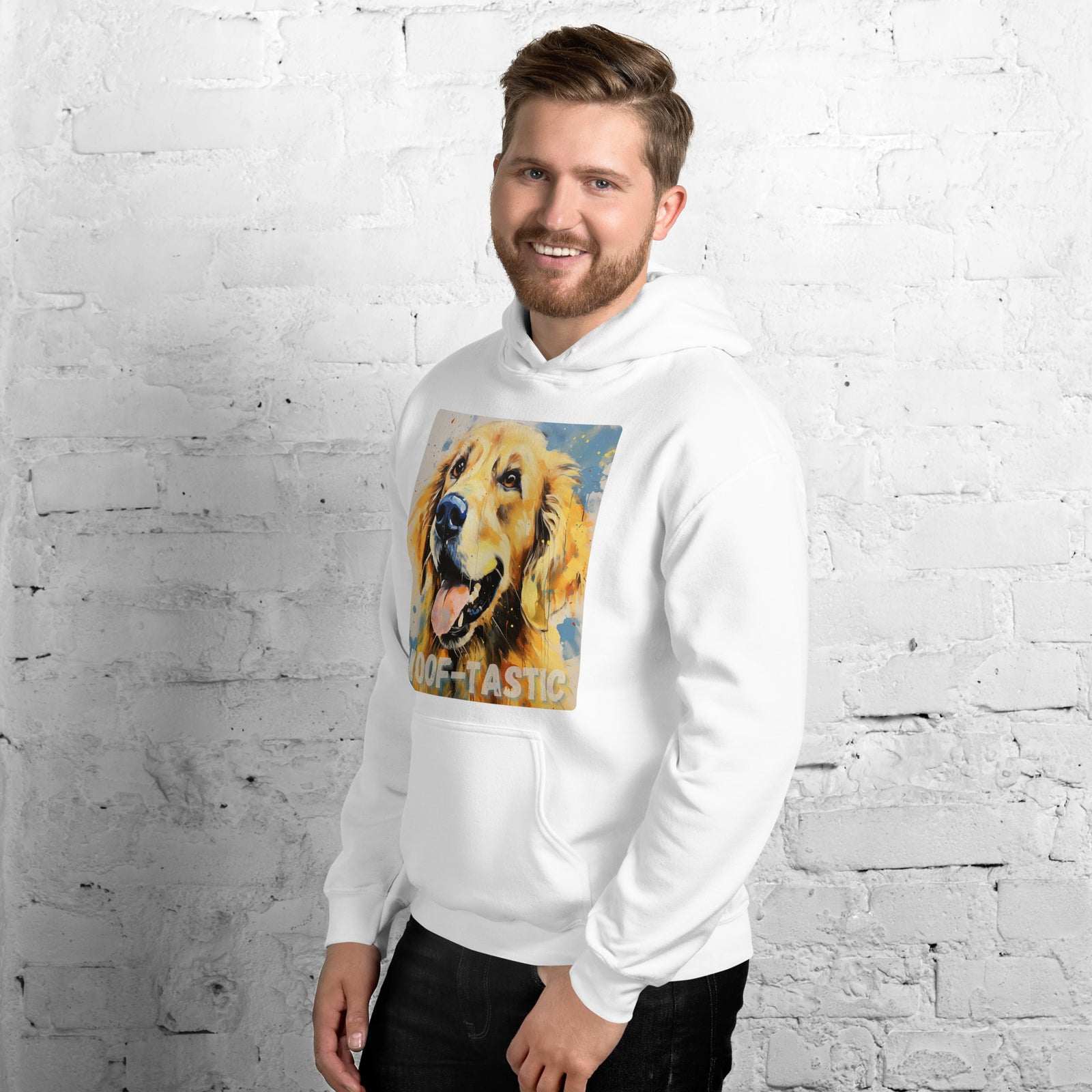 Unisex Hoodie Woof-tastic - Golden Retriever