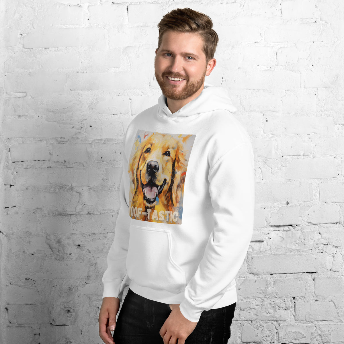 Unisex Hoodie Woof-tastic Golden Retriever