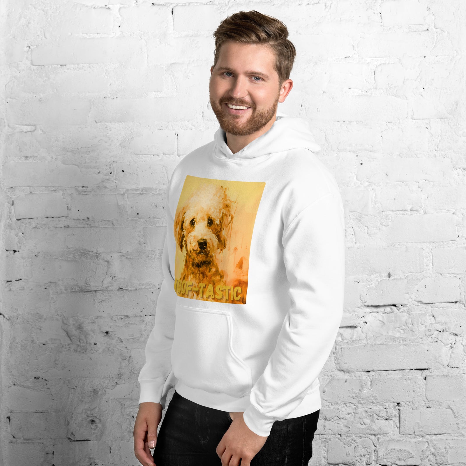 Unisex Hoodie, Woof-tastic Poodle