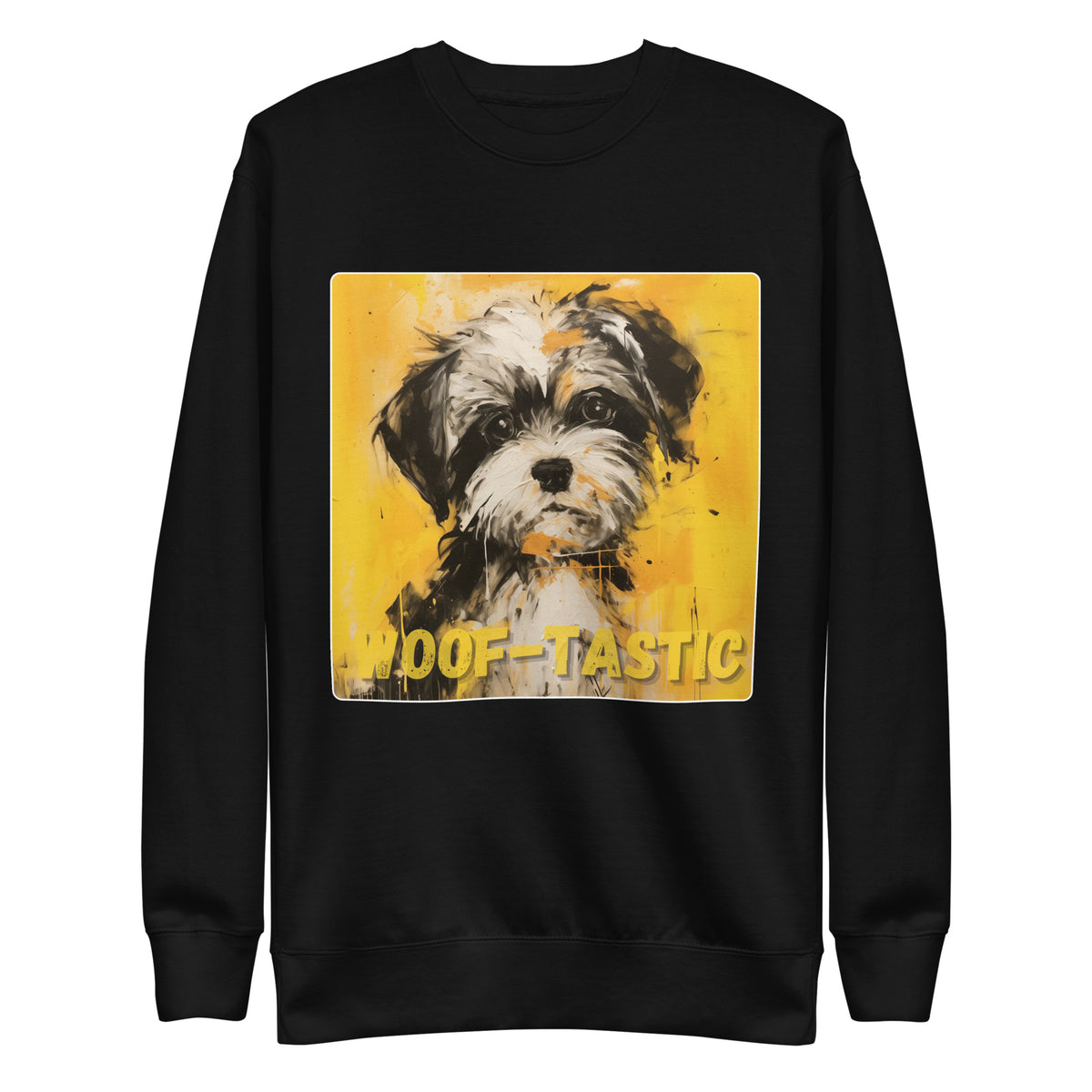 Unisex Premium Sweatshirt - Woof-tastic - Shih Tzu